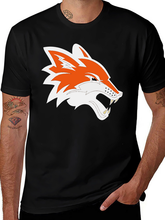 Mens Black Fox Graphic Tee