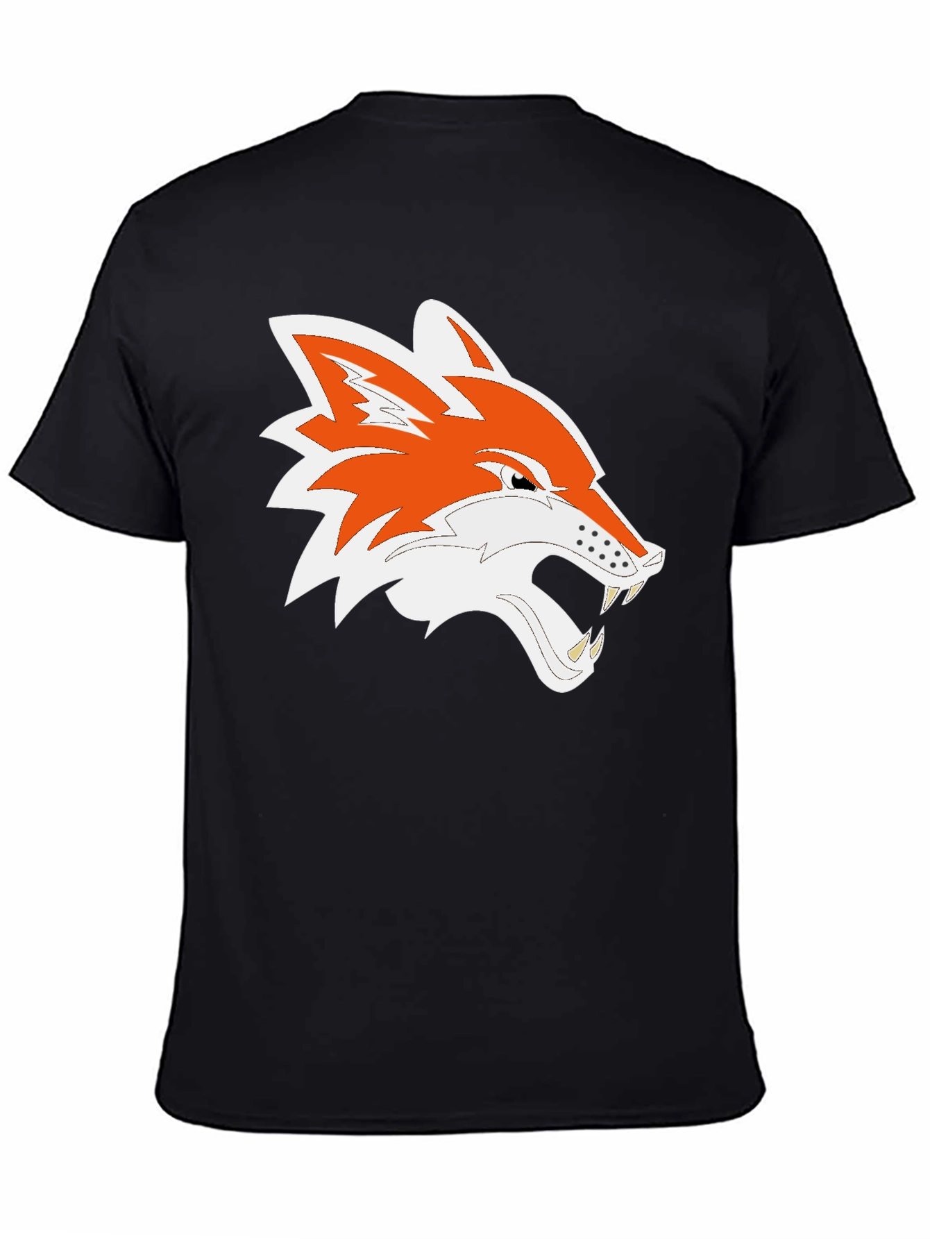 Mens Black Fox Graphic Tee