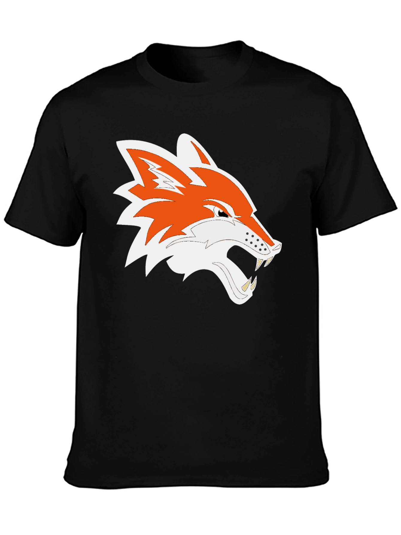 Mens Black Fox Graphic Tee