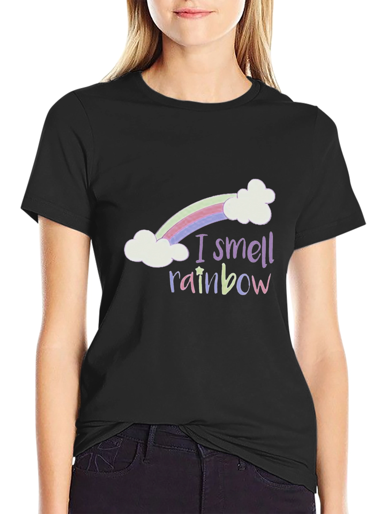 I Smell Rainbow T-Shirt Funny Graphic Tee