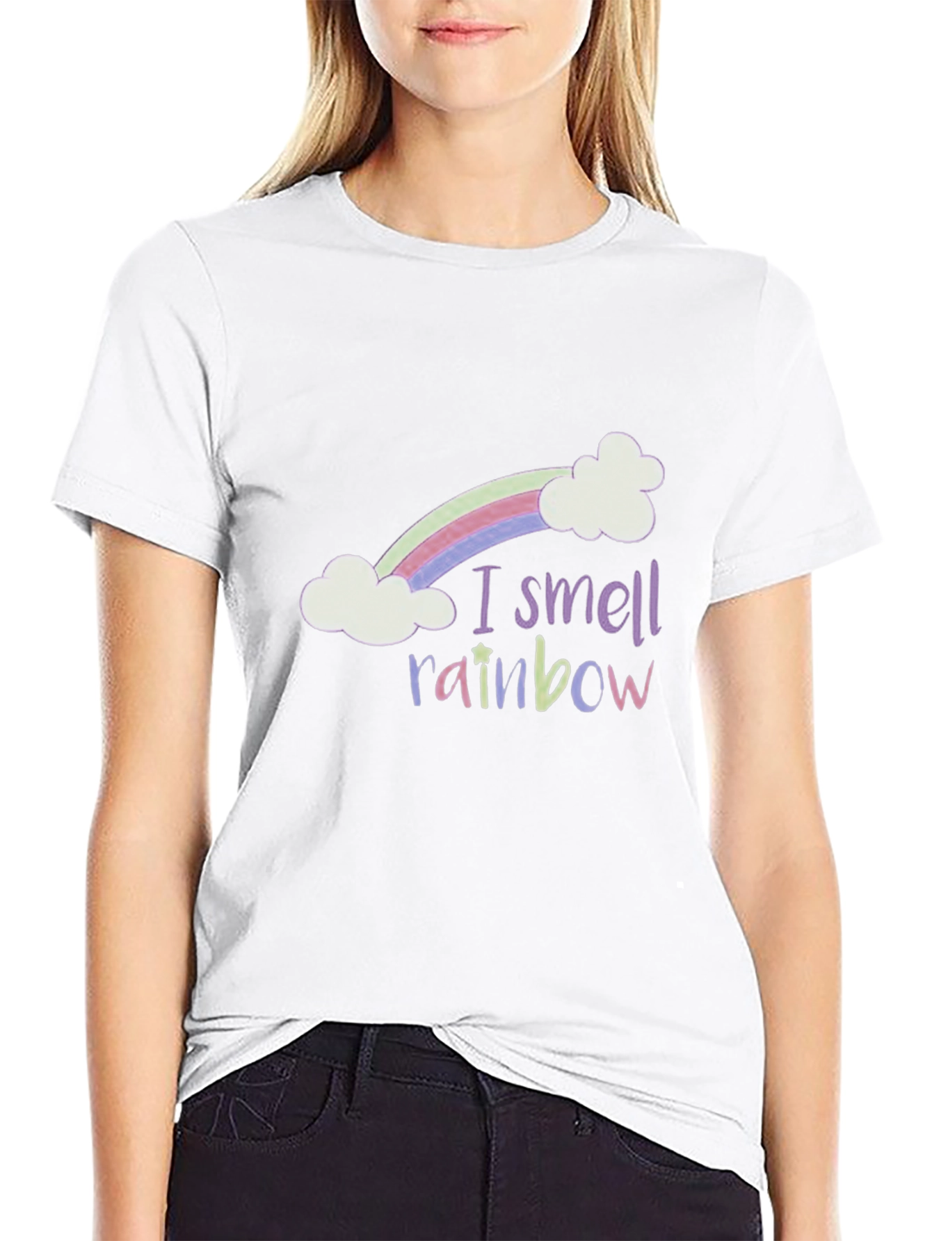 I Smell Rainbow T-Shirt Funny Graphic Tee