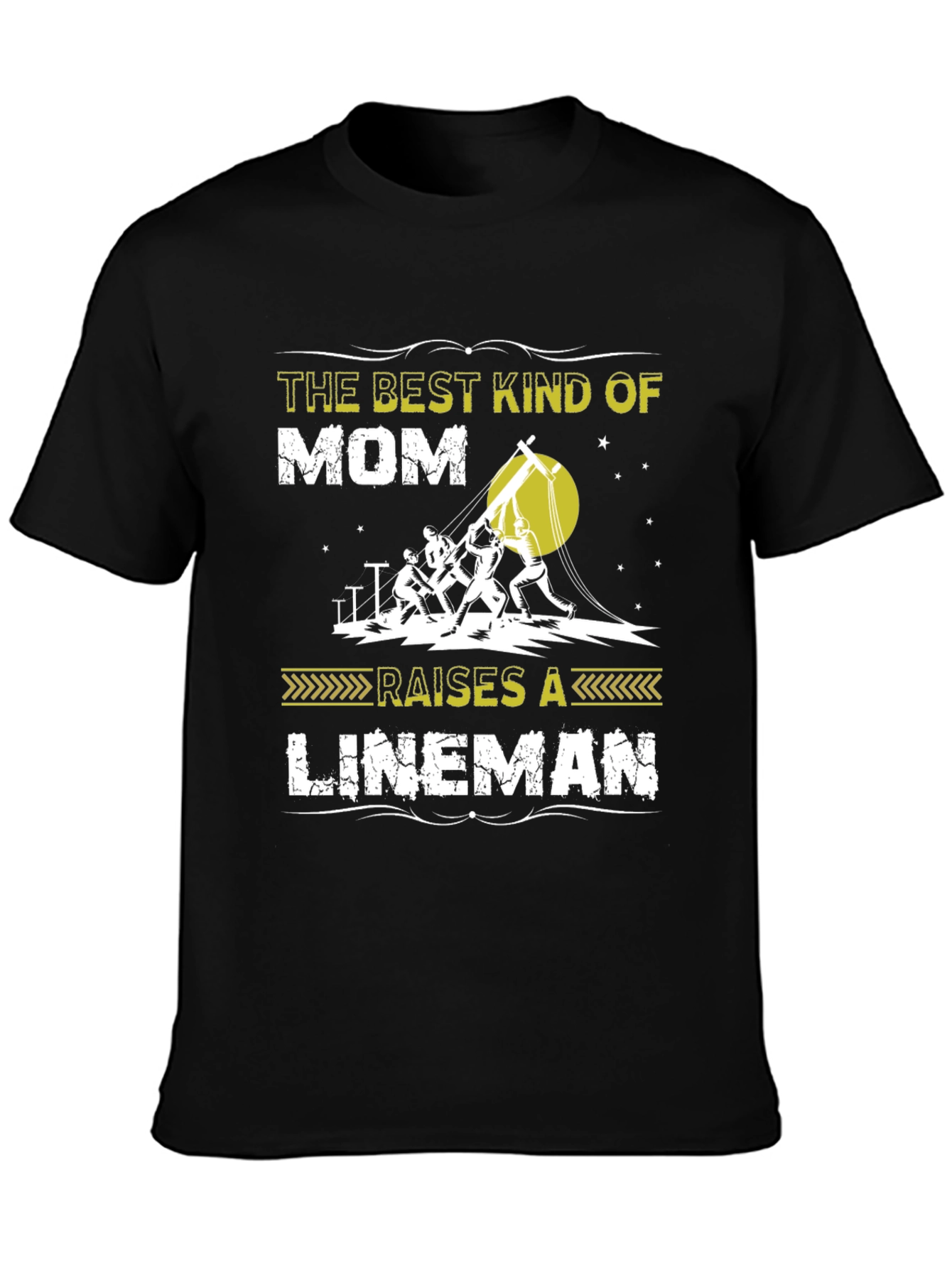 Best Kind of Mom Raises a Lineman T-Shirt