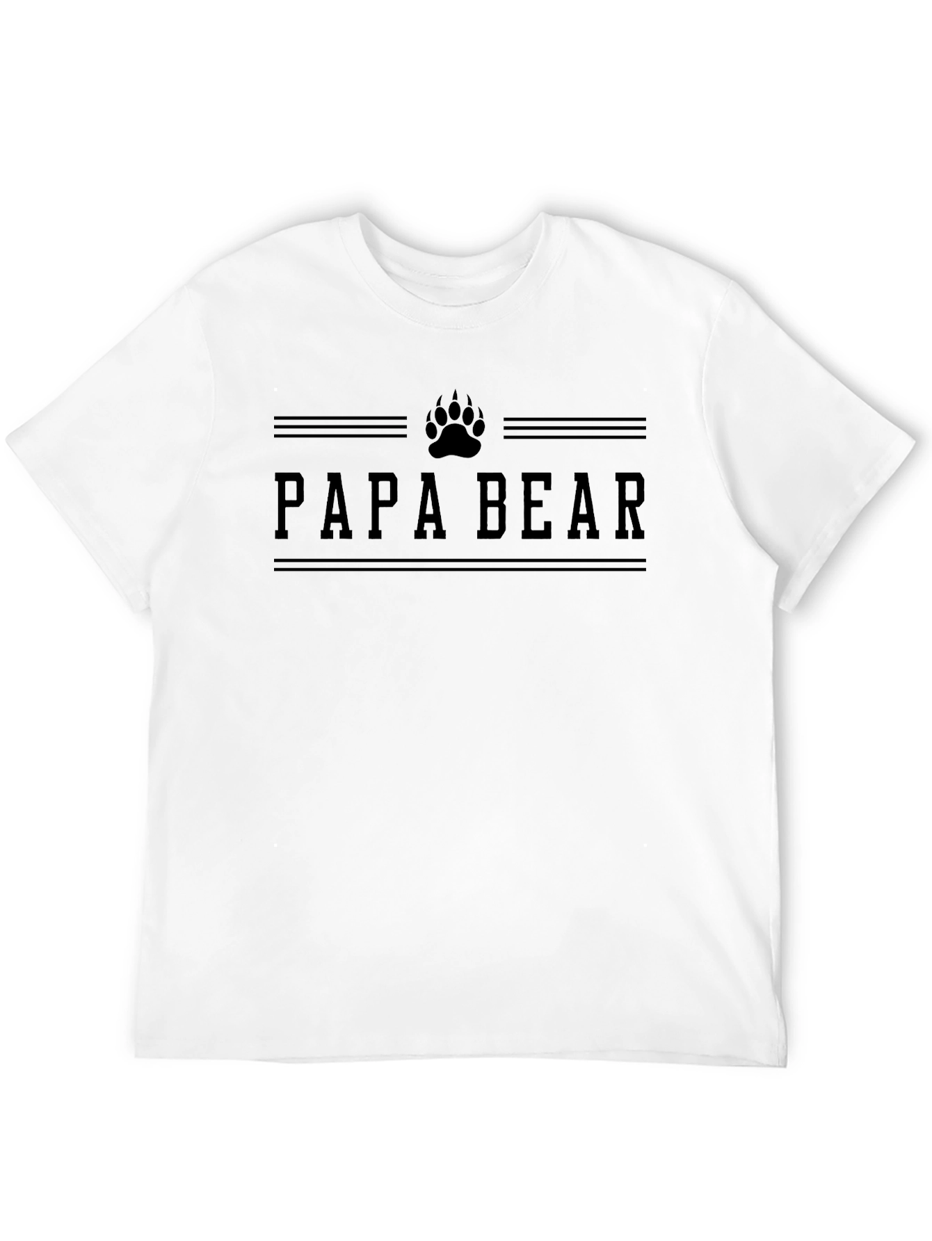 Papa Bear T-Shirt - Graphic Tee for Dad