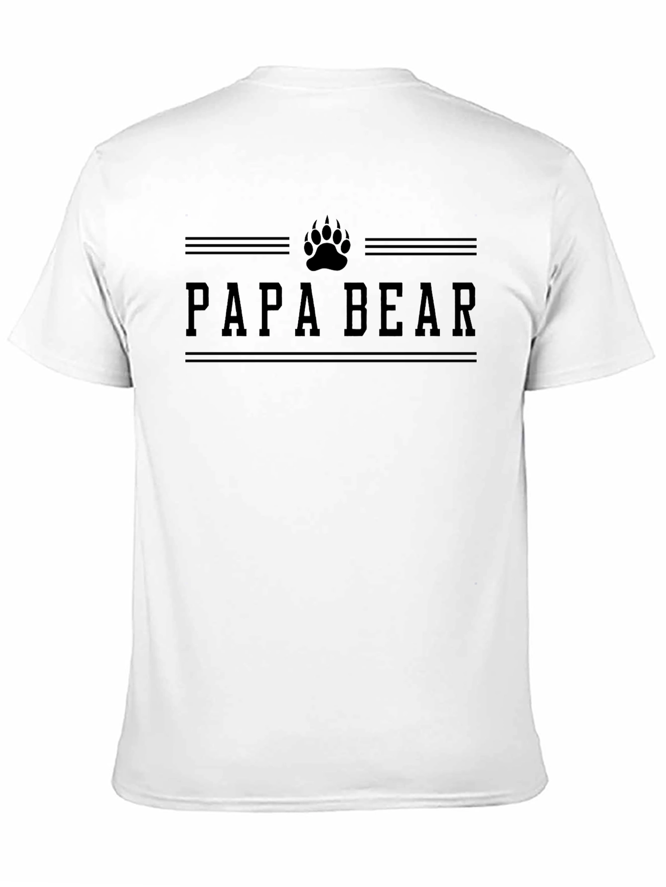 Papa Bear T-Shirt - Graphic Tee for Dad