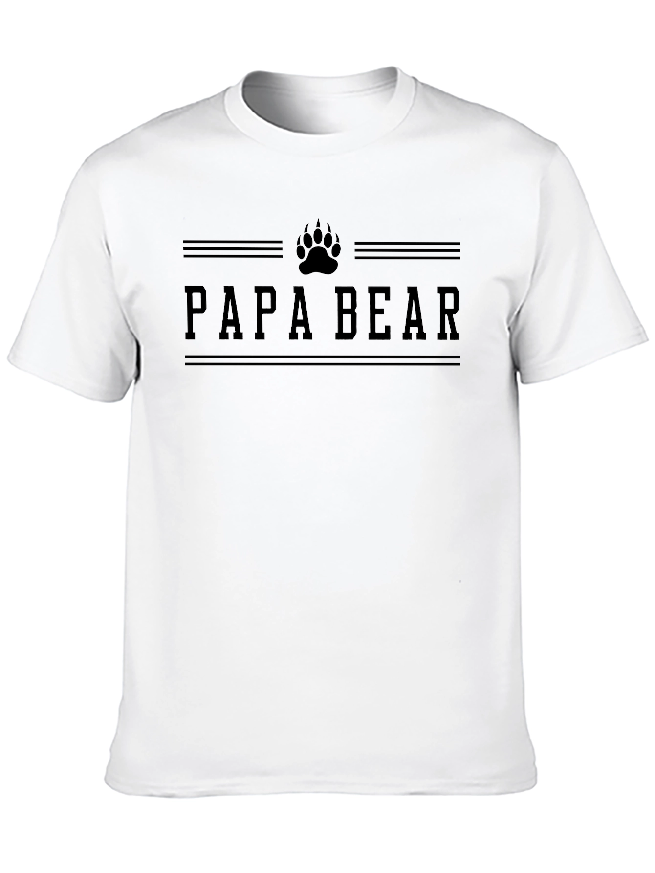 Papa Bear T-Shirt - Graphic Tee for Dad