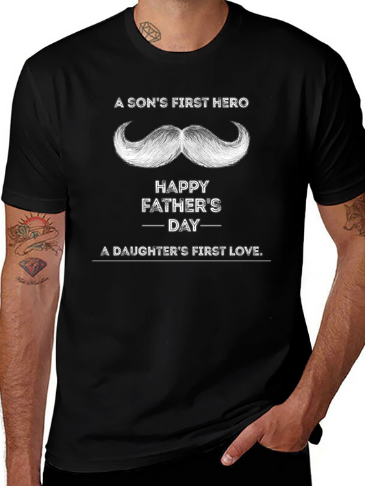 Happy Fathers Day T-Shirt - Sons Hero Daughters Love