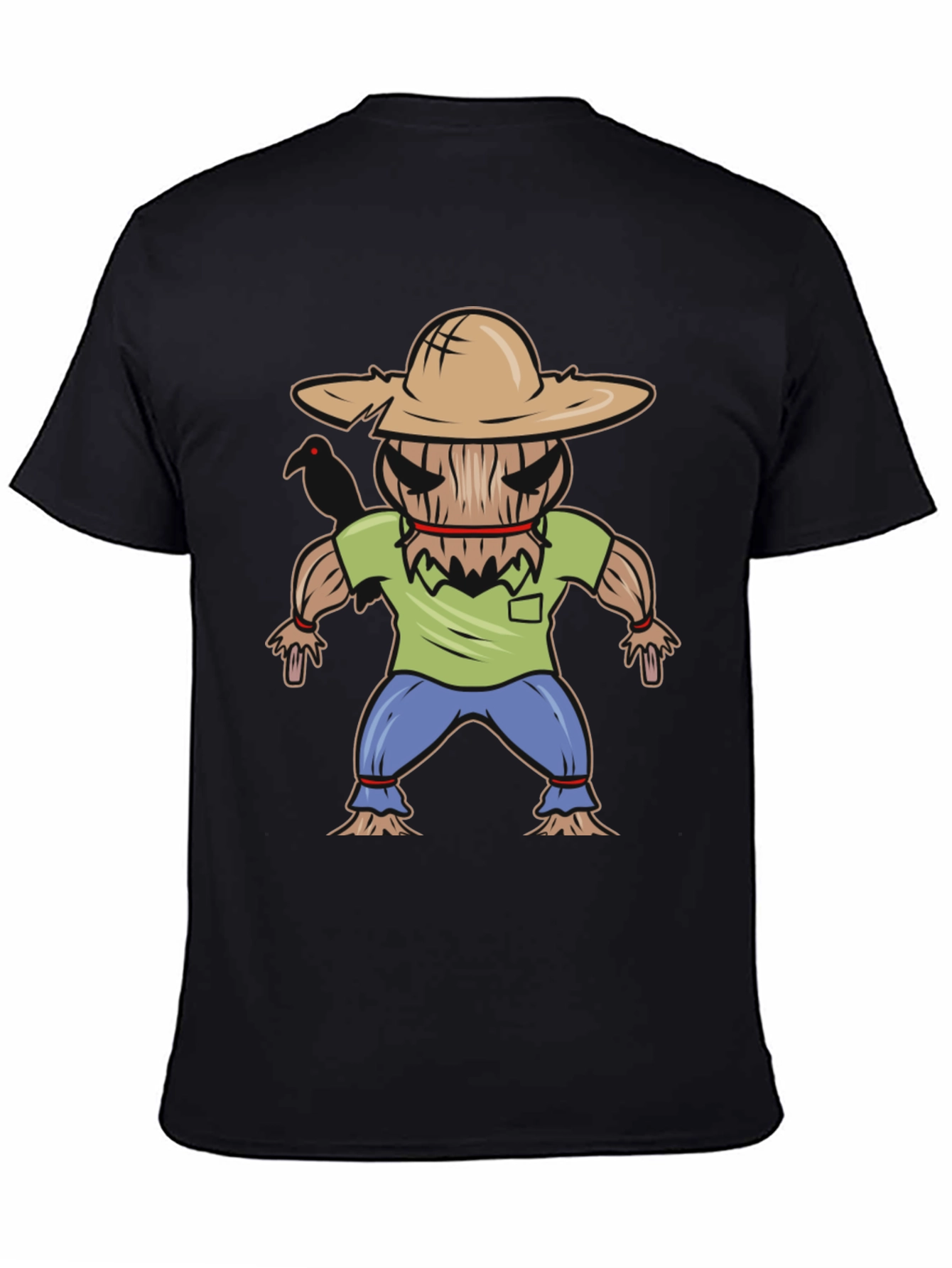 Spooky Scarecrow Graphic T-Shirt