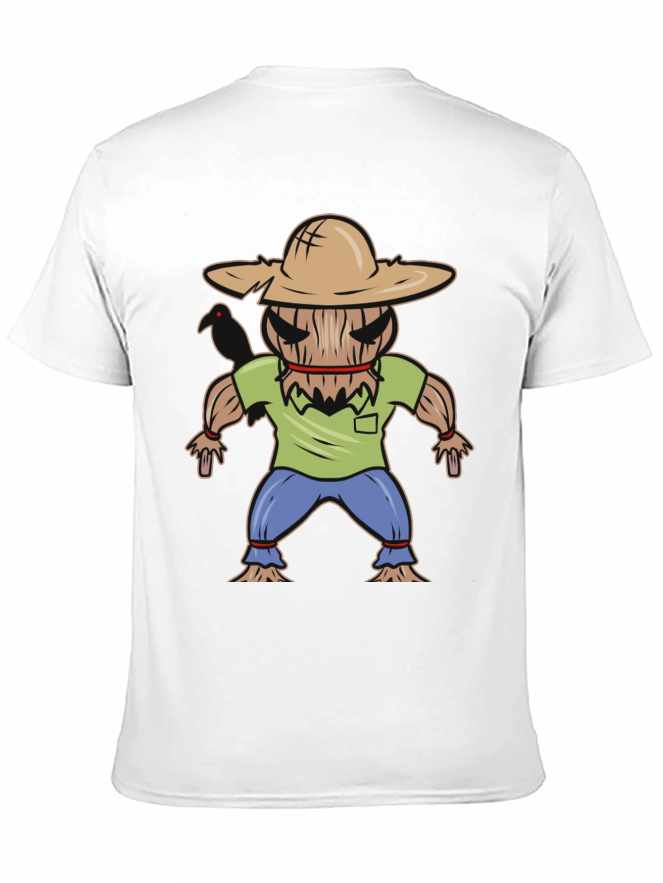Spooky Scarecrow Graphic T-Shirt