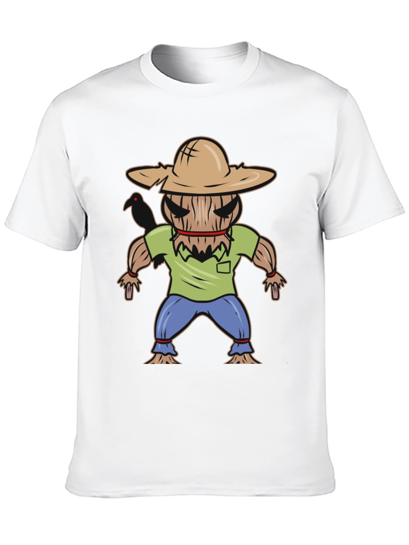 Spooky Scarecrow Graphic T-Shirt