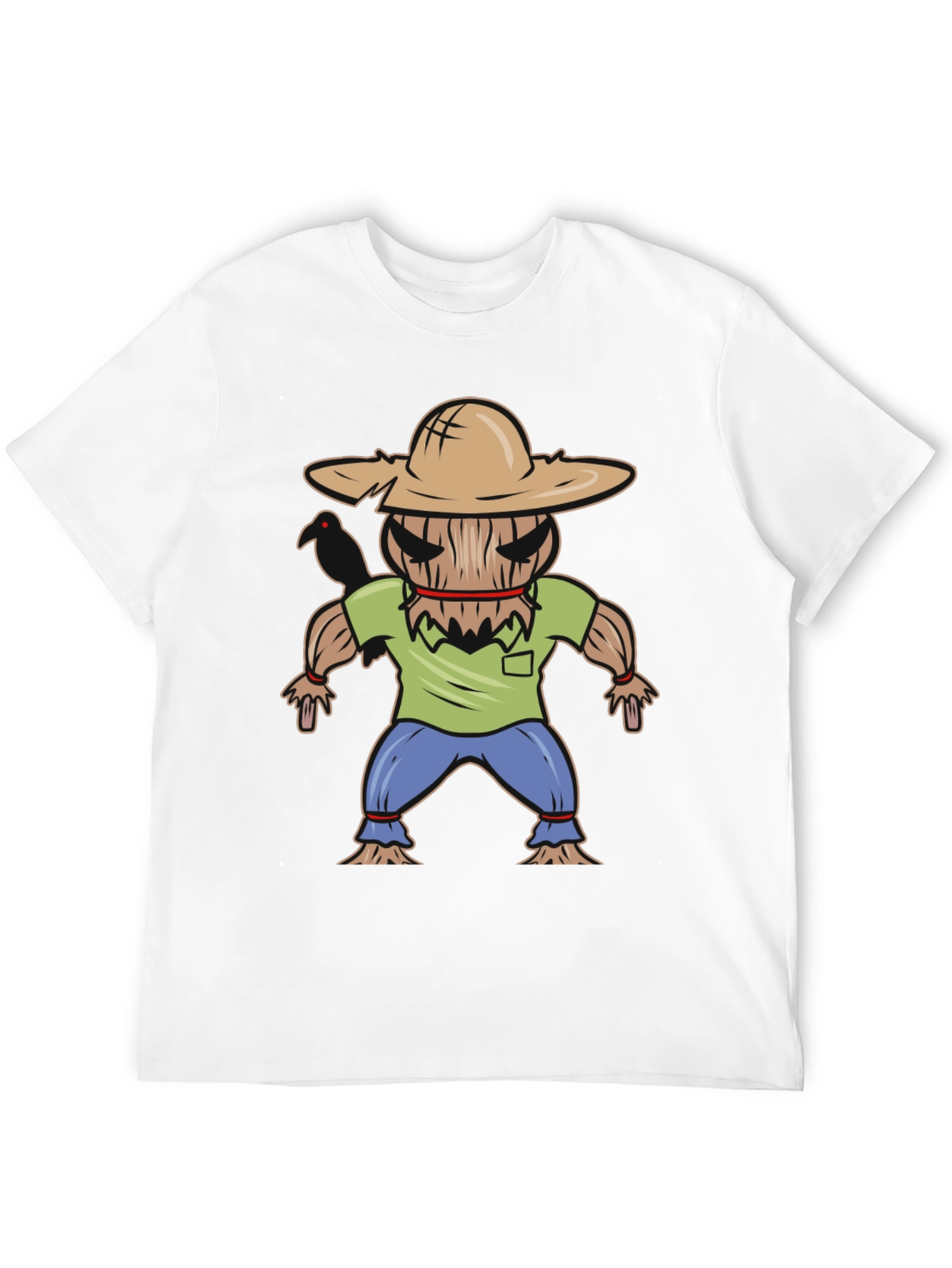 Spooky Scarecrow Graphic T-Shirt