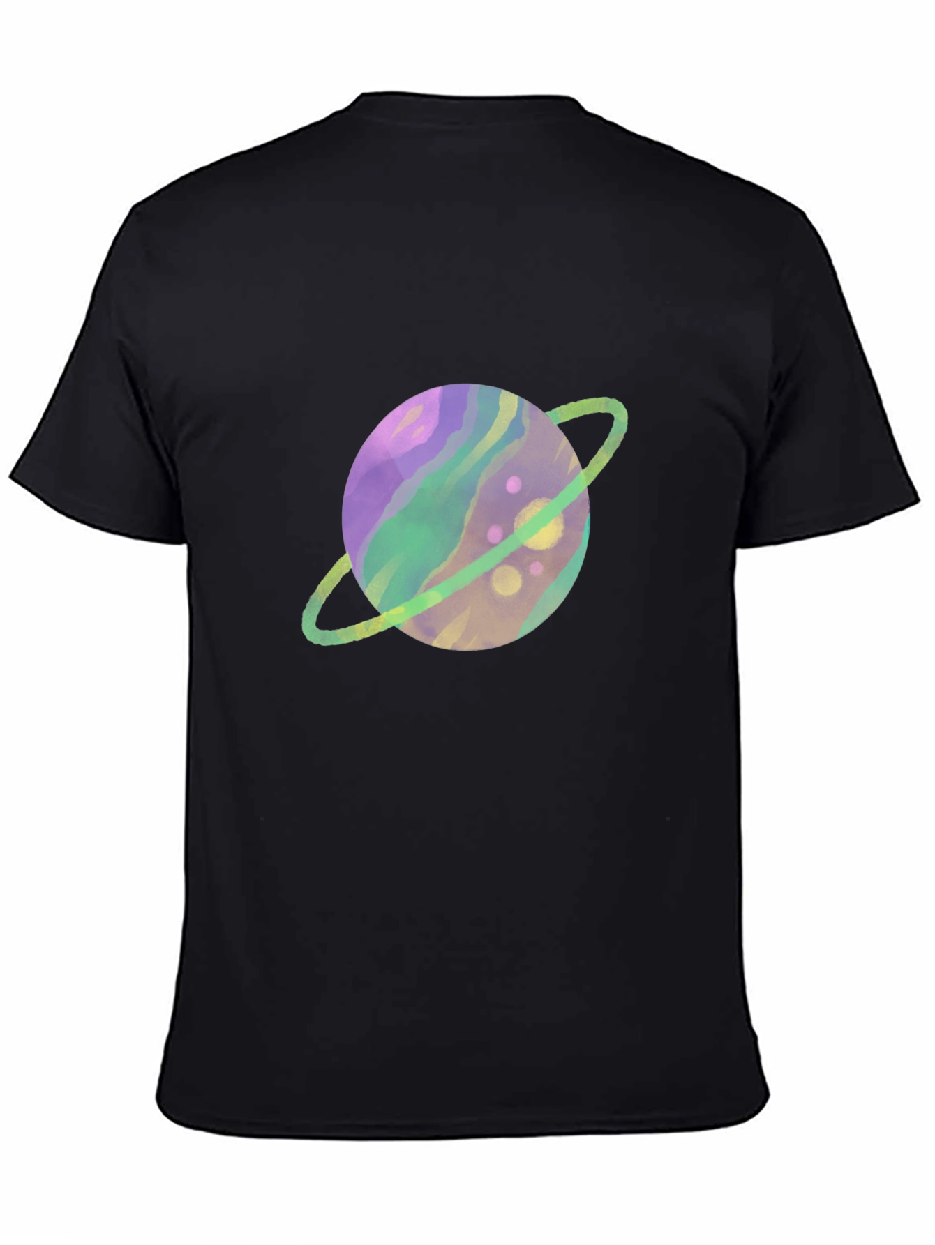 Planet Graphic Tee - Black Cotton