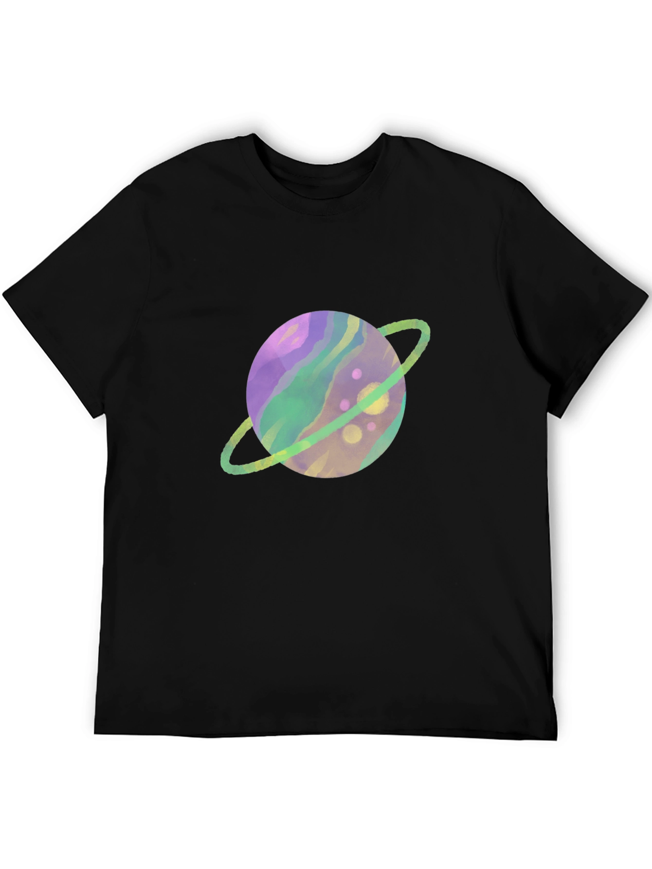 Planet Graphic Tee - Black Cotton