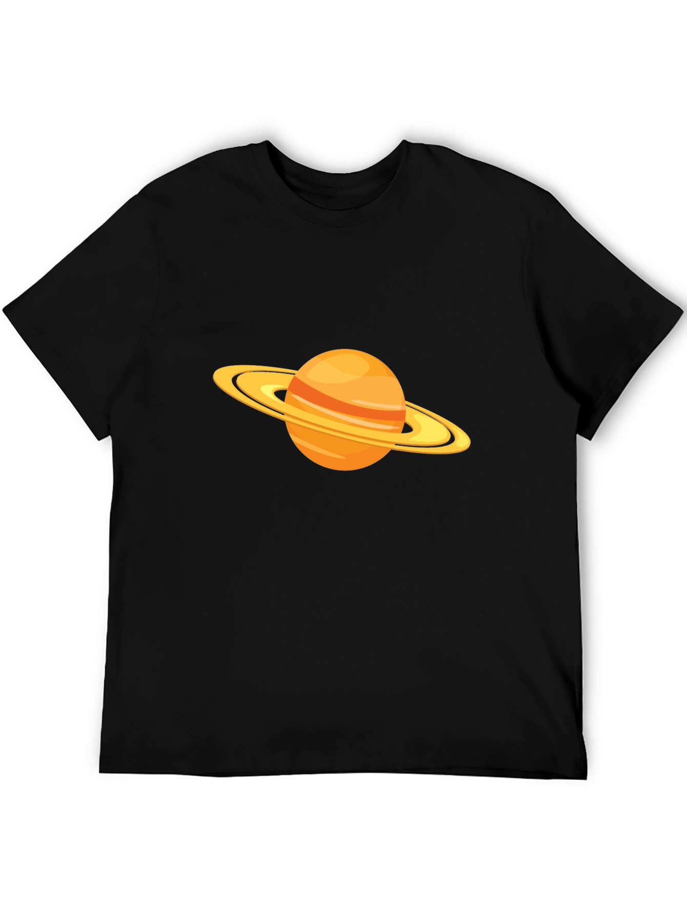 Saturn Graphic Black T-Shirt