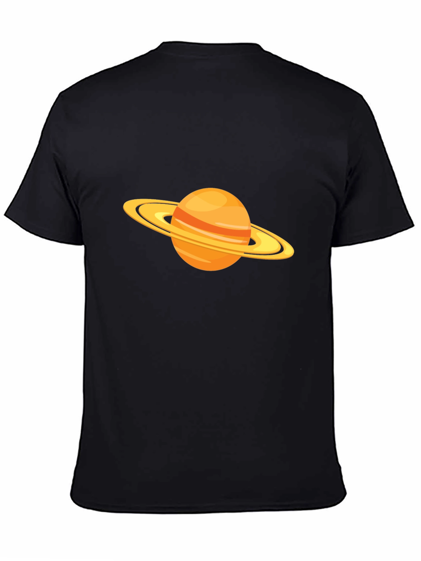 Saturn Graphic Black T-Shirt