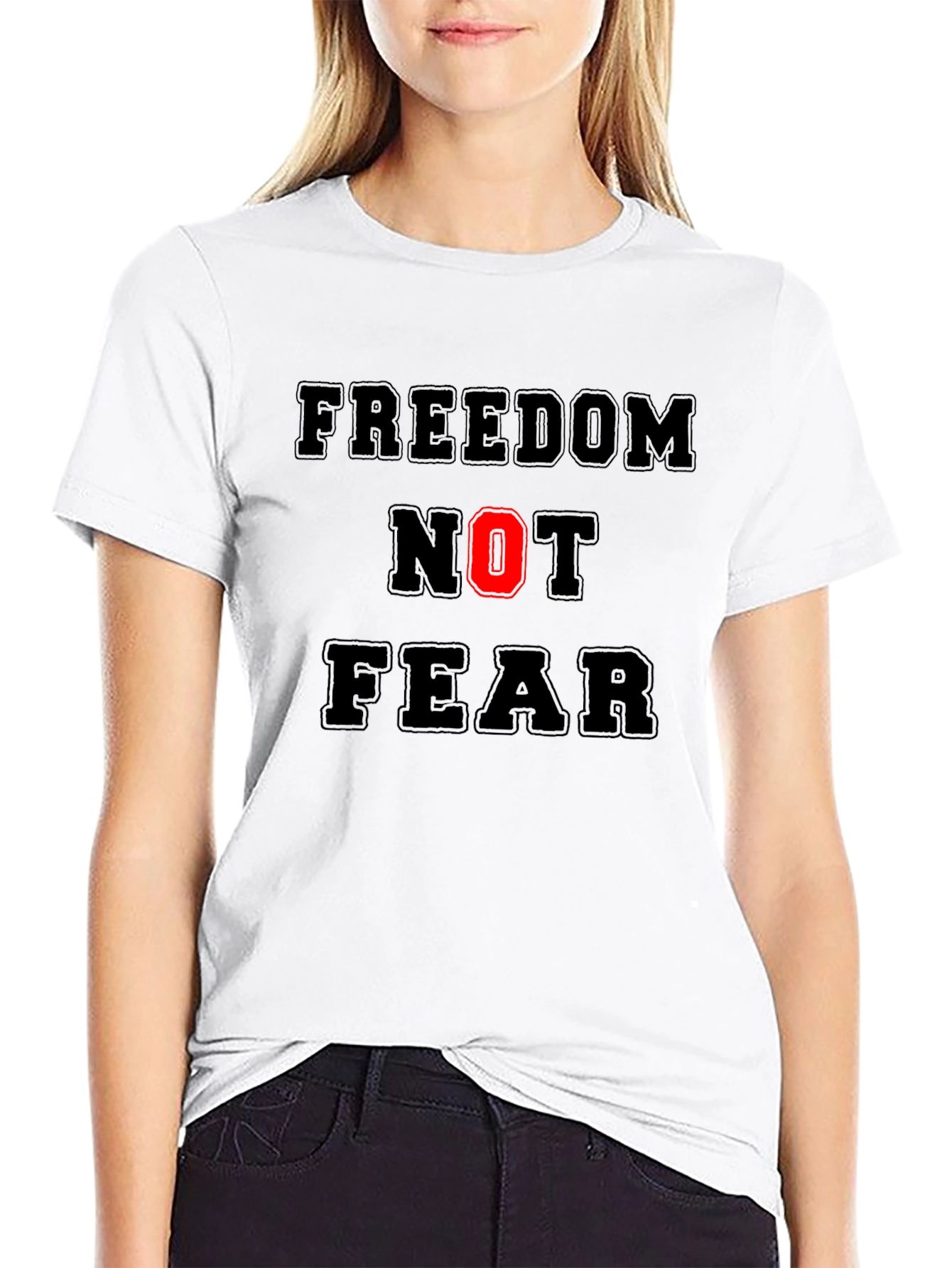 Freedom Not Fear Graphic Tee