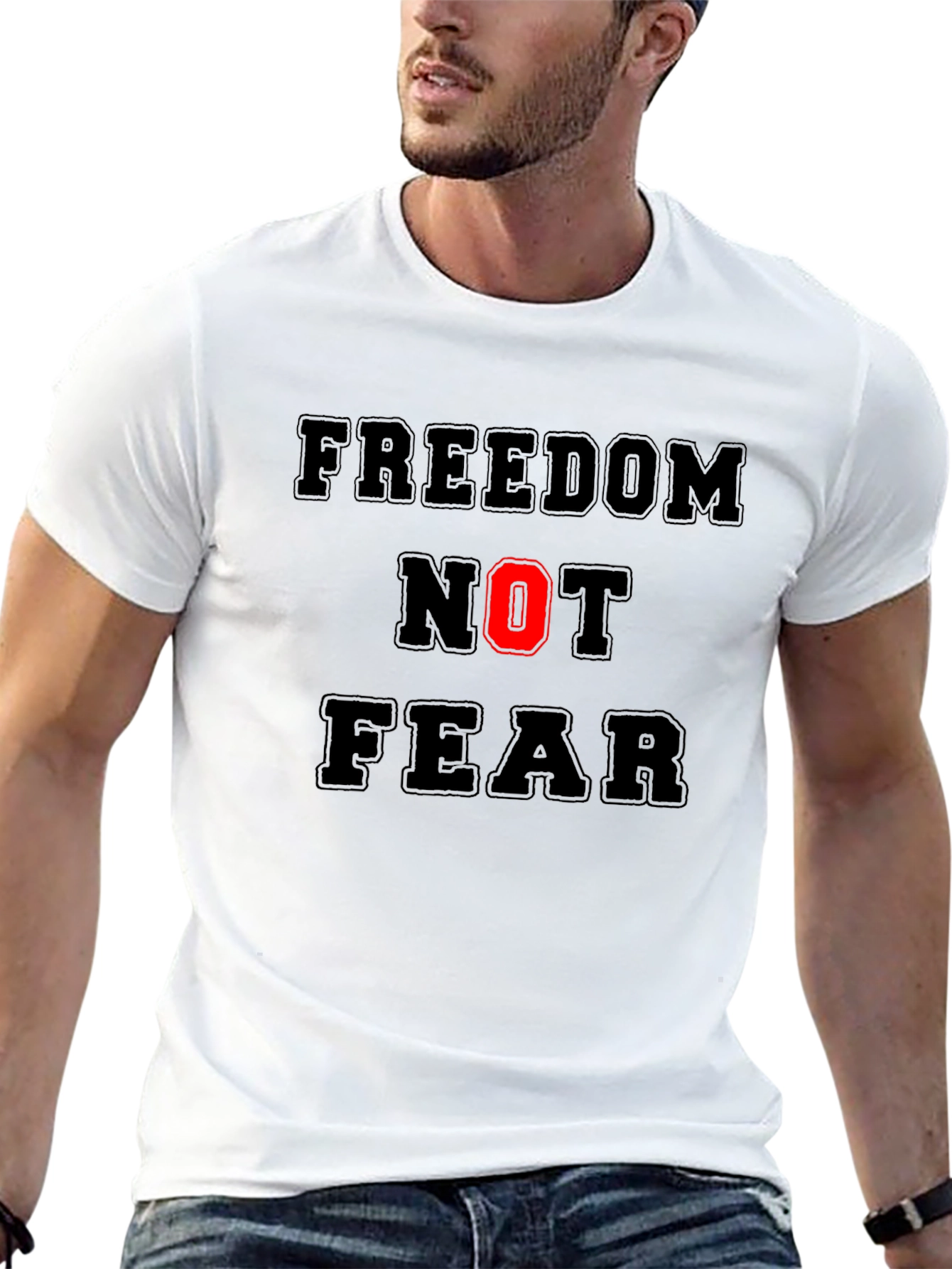 Freedom Not Fear Graphic Tee