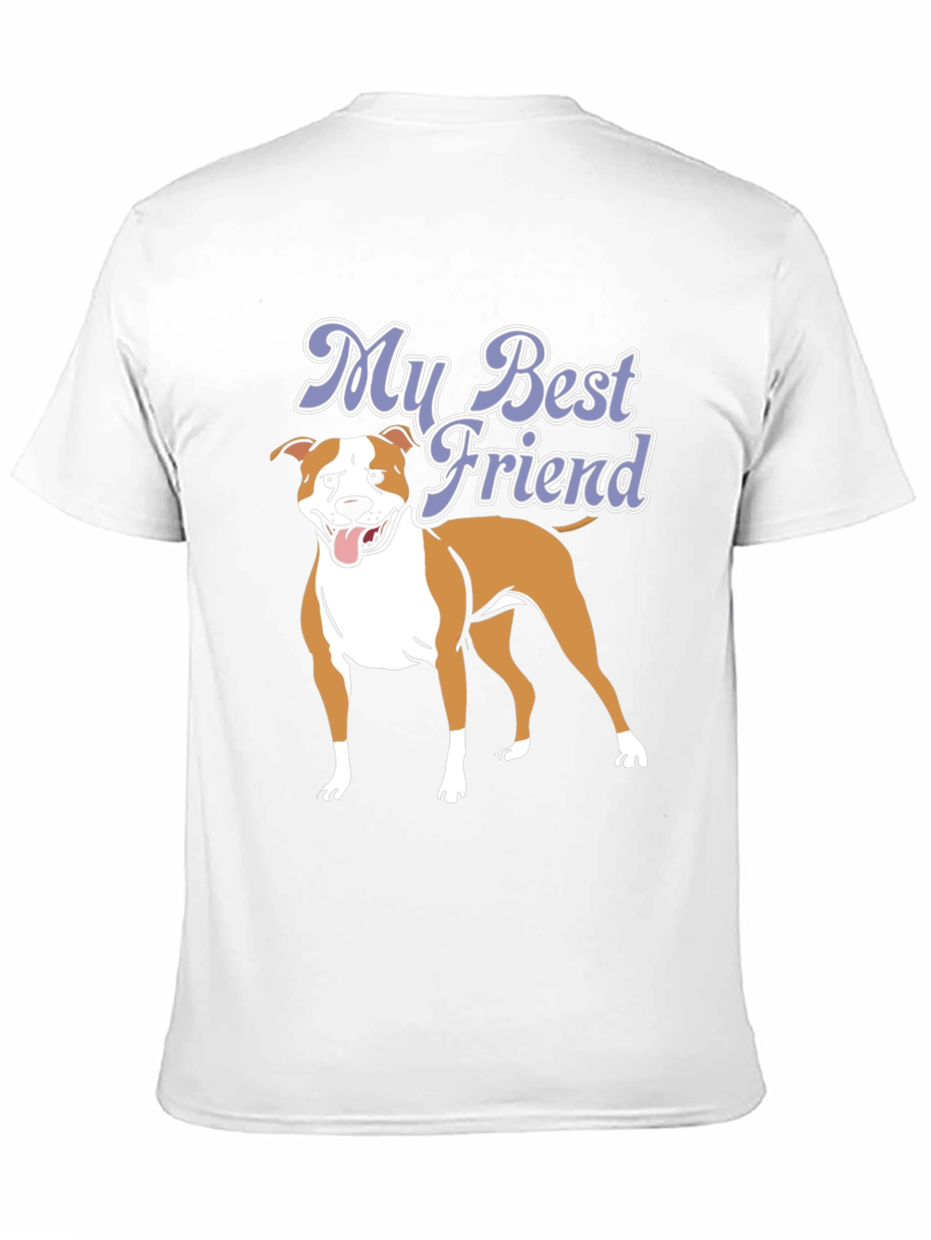 Mens My Best Friend Dog Graphic Black T-Shirt