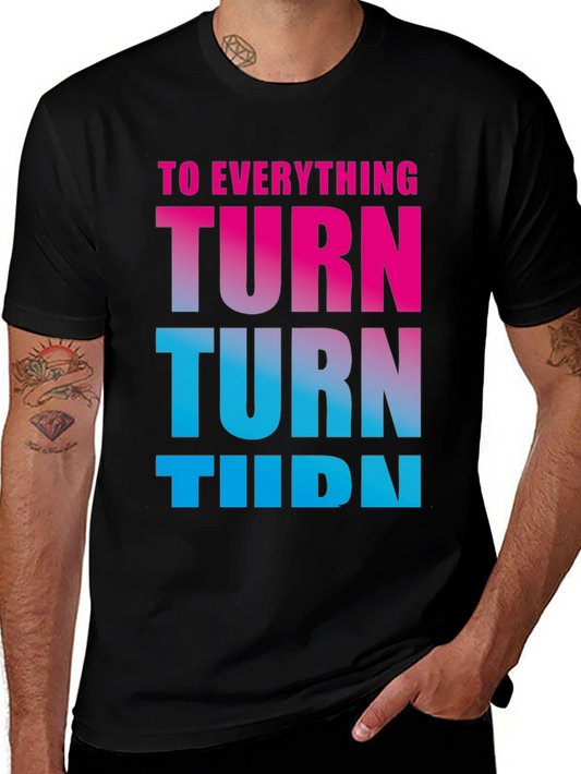 Turn! Turn! Turn! Gradient Tee