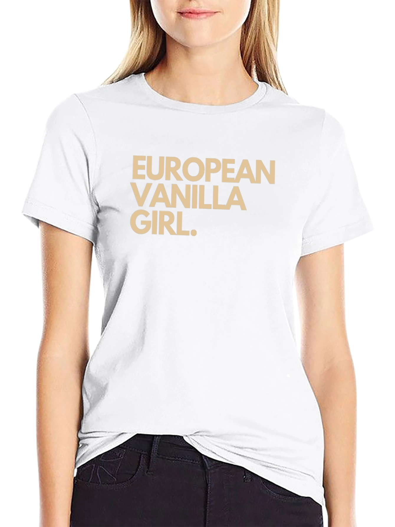 European Vanilla Girl Graphic Tee