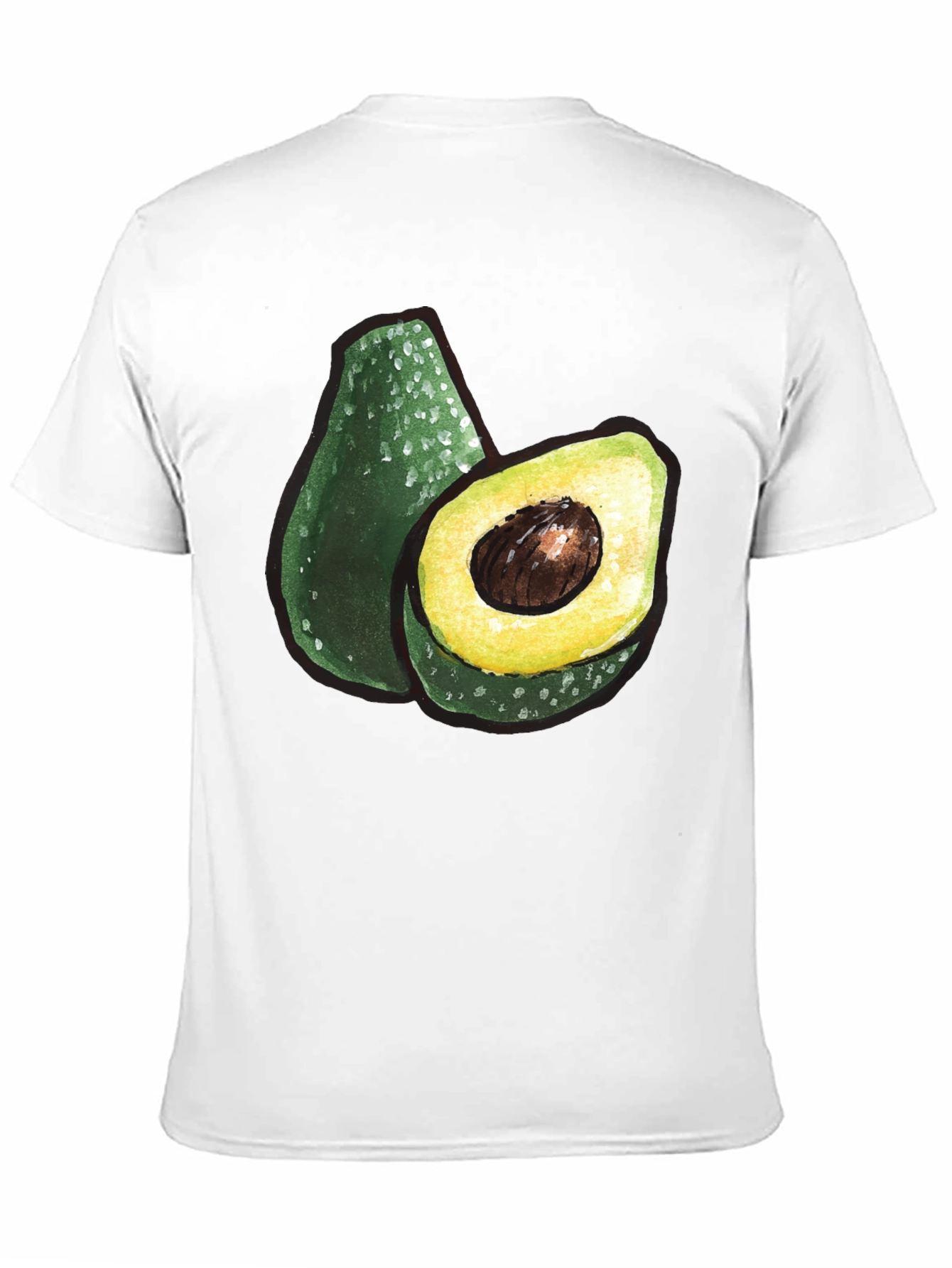 Avocado Graphic T-Shirt - Trendy Foodie Tee