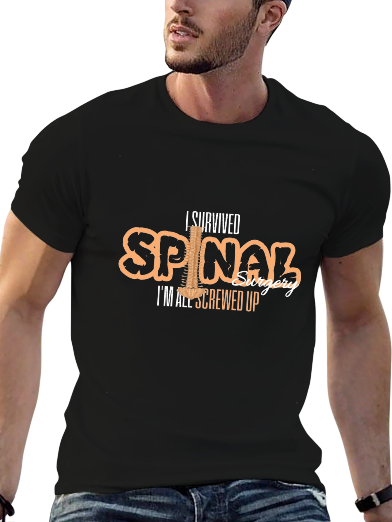 I Survived Spinal Surgery Funny T-Shirt