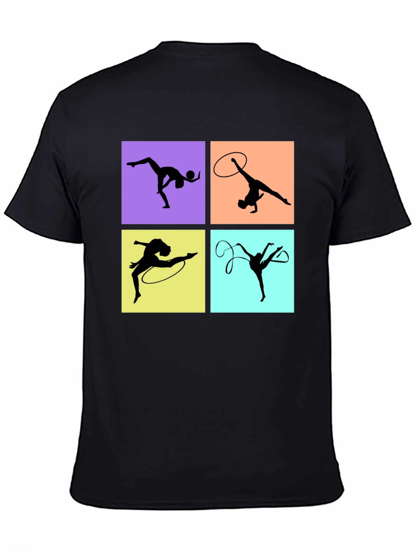 Rhythmic Gymnastics T-Shirt - Black Graphic Tee