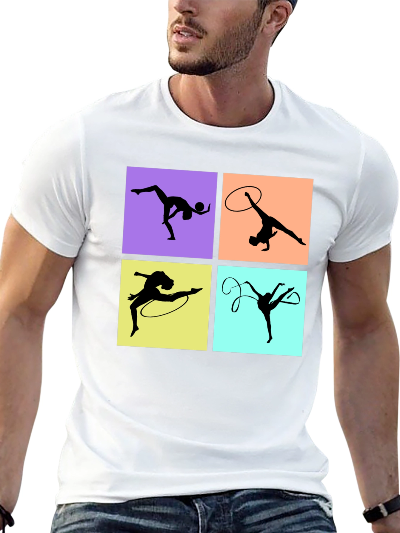 Rhythmic Gymnastics T-Shirt - Black Graphic Tee