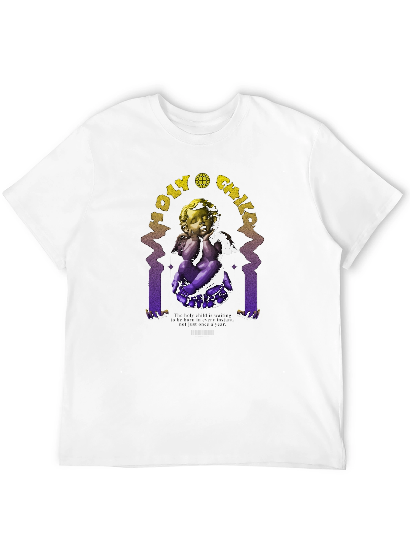 Holy Child Graphic Print T-Shirt