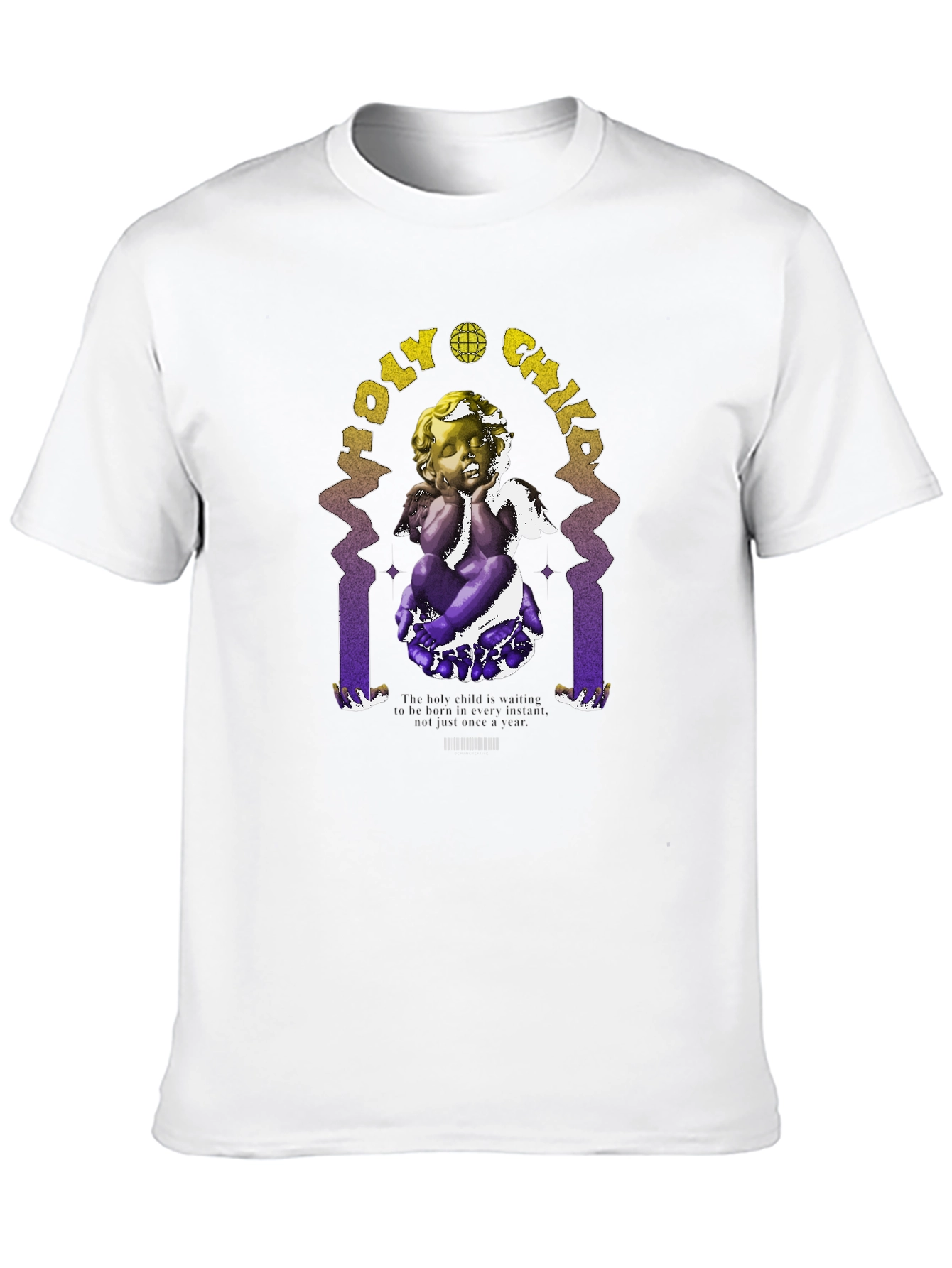 Holy Child Graphic Print T-Shirt