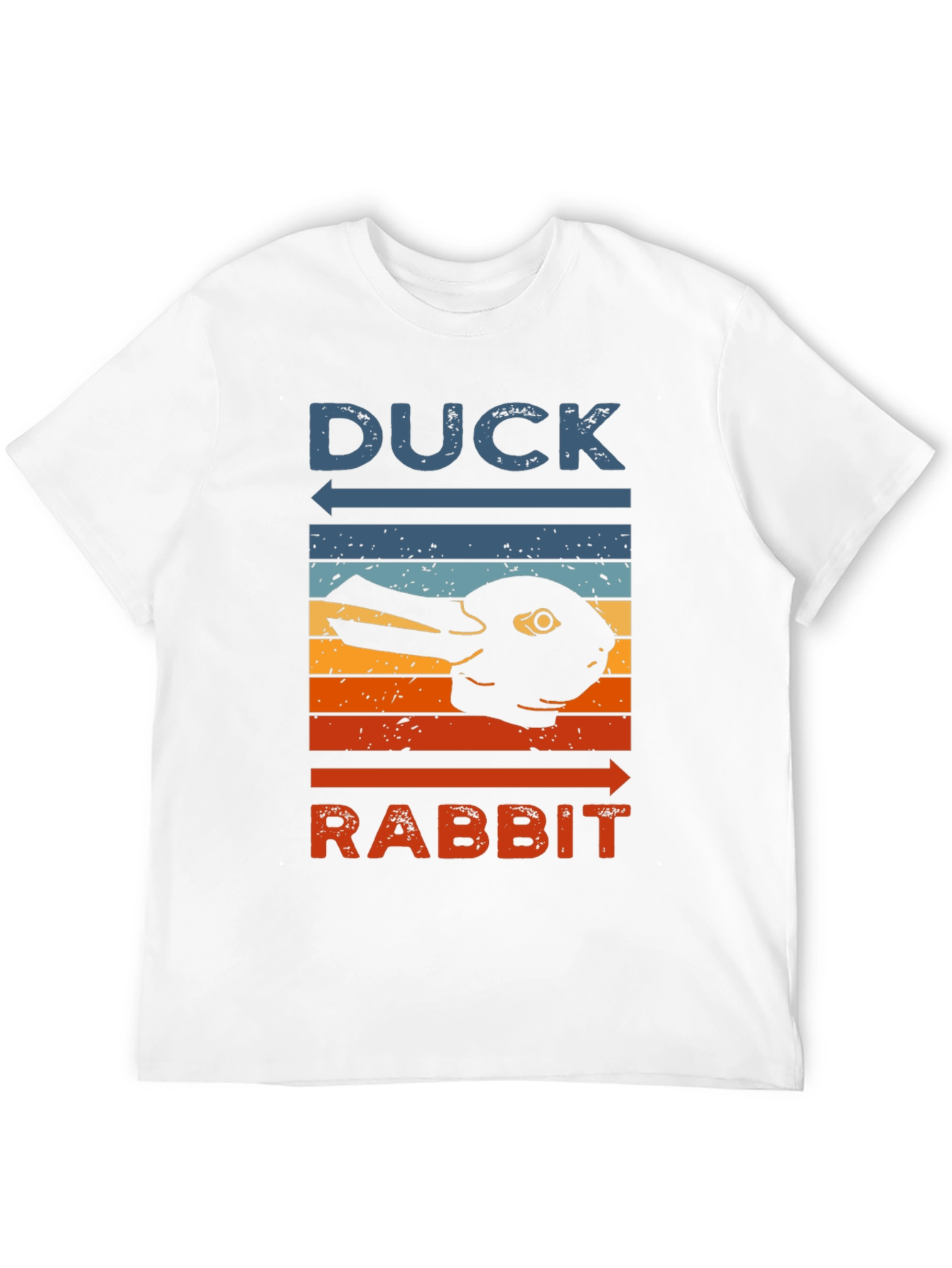 Duck Rabbit Illusion Graphic Tee - Visual Perception T-Shirt