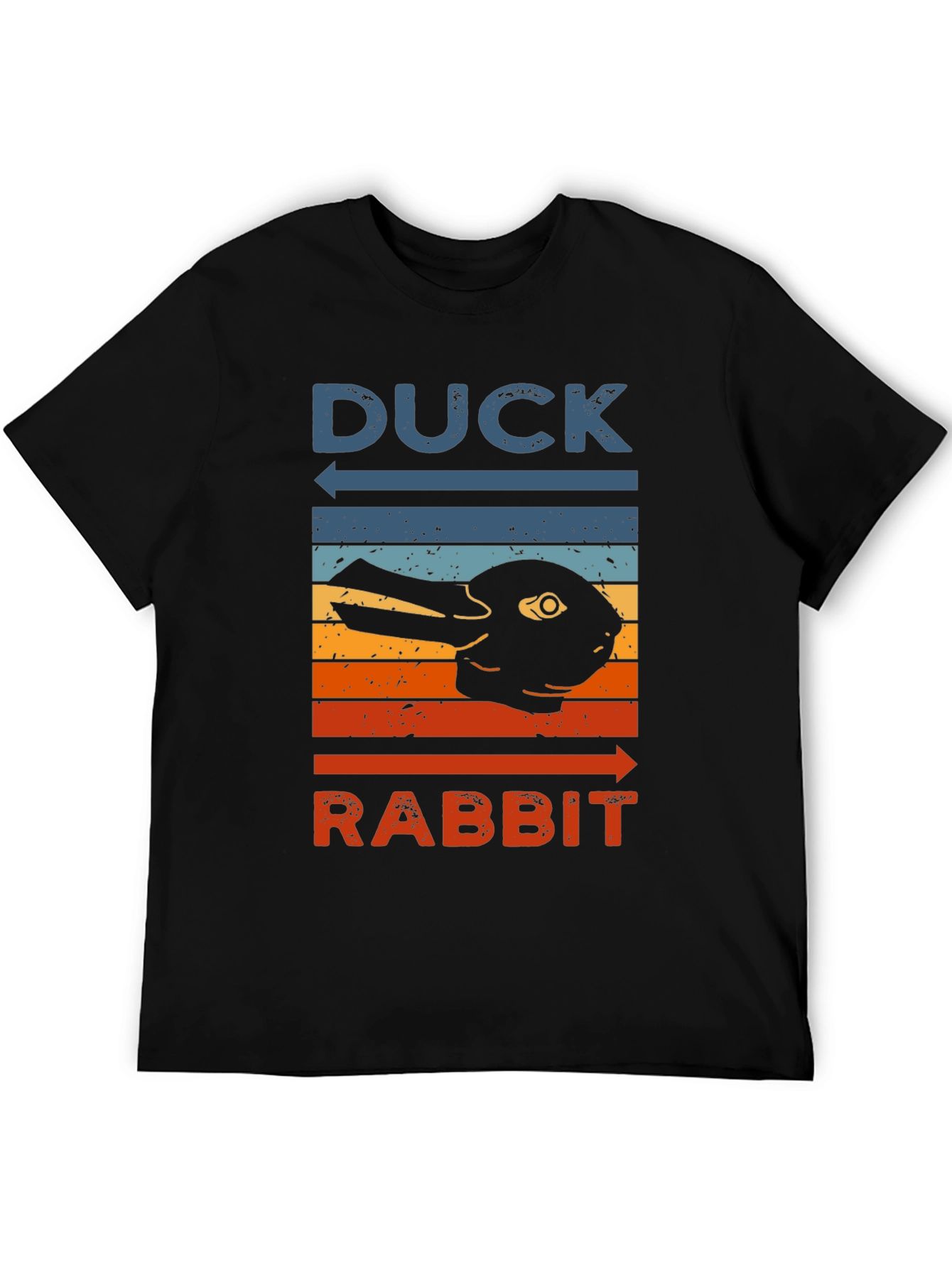 Duck Rabbit Illusion Graphic Tee - Visual Perception T-Shirt