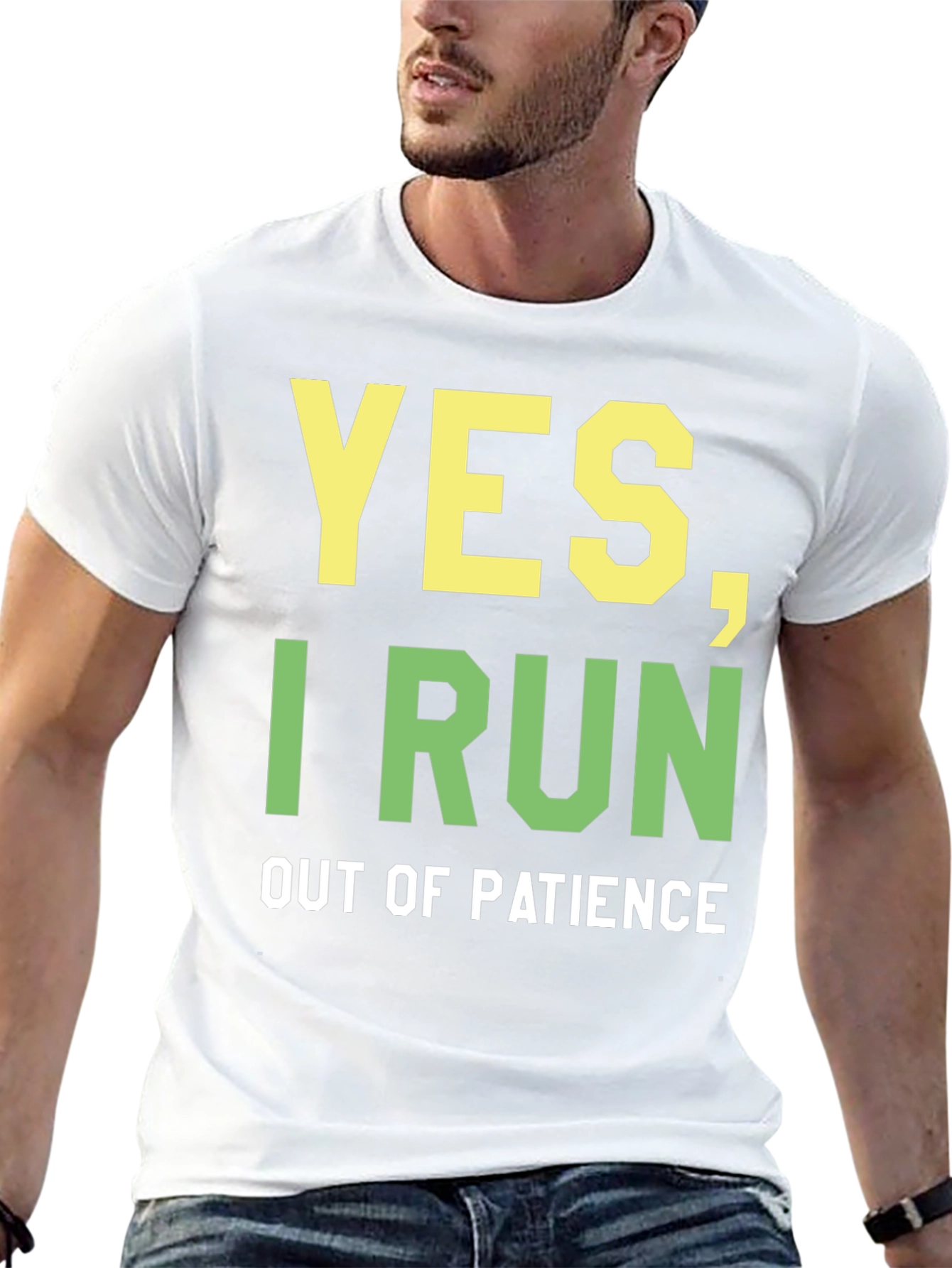 Funny Yes I Run Out of Patience Graphic Tee