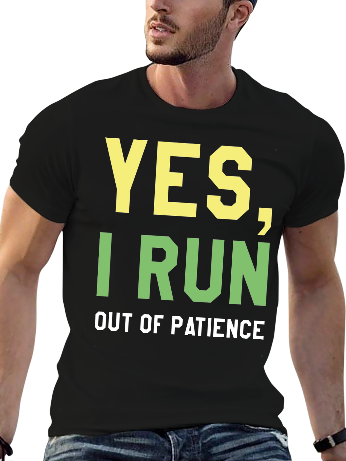 Funny Yes I Run Out of Patience Graphic Tee