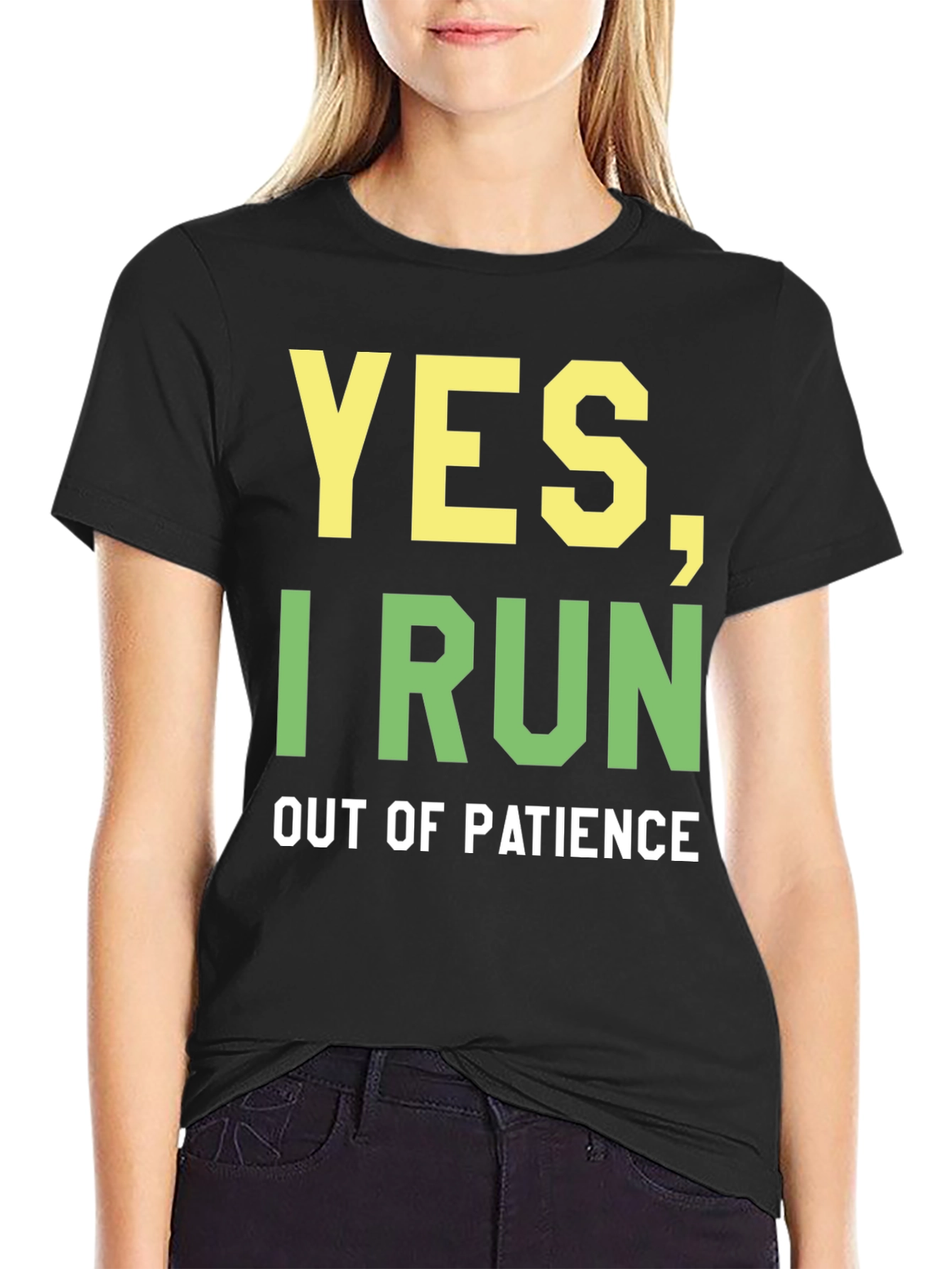 Funny Yes I Run Out of Patience Graphic Tee