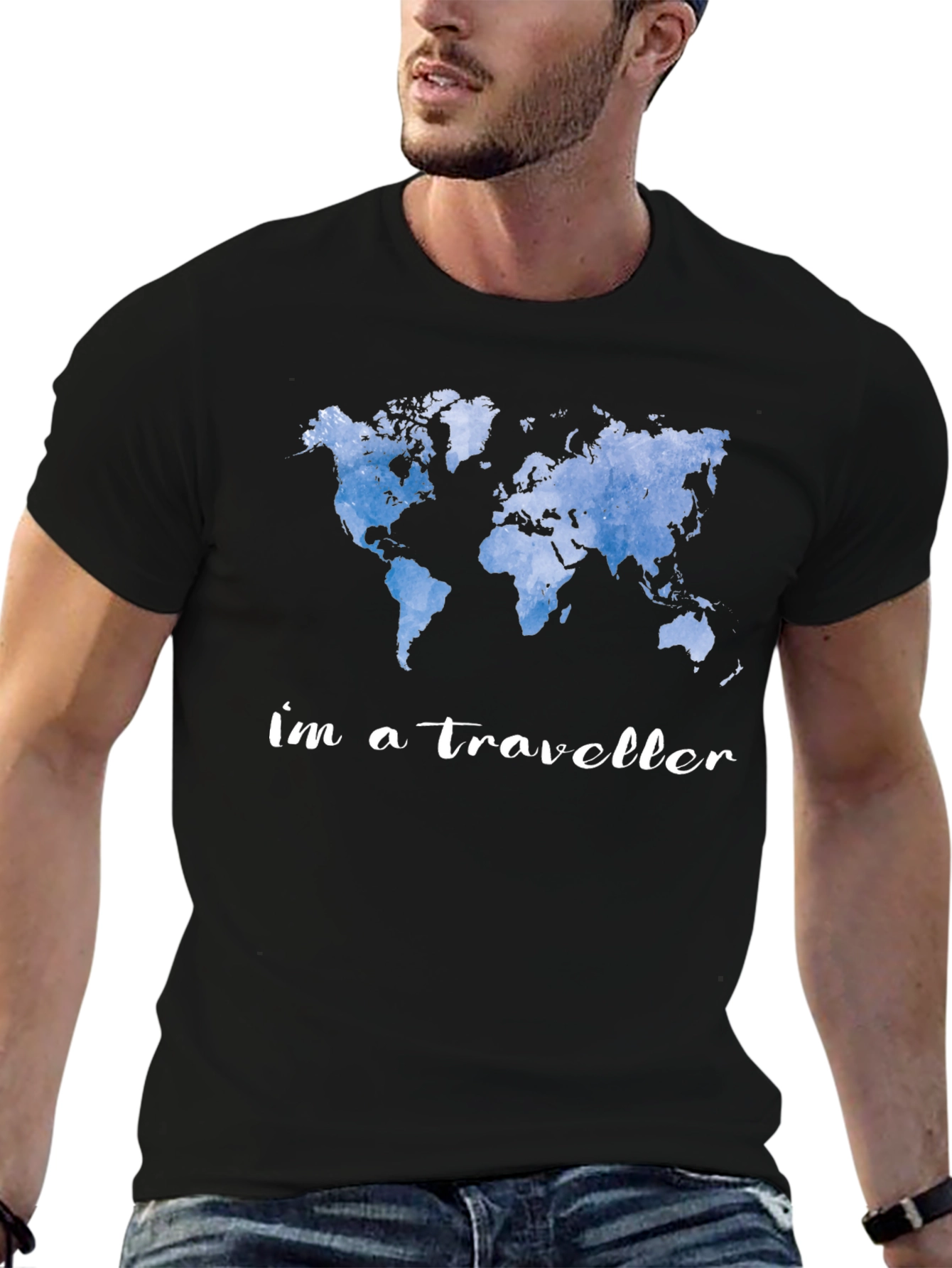 World Traveler Graphic Tee - Adventure Awaits