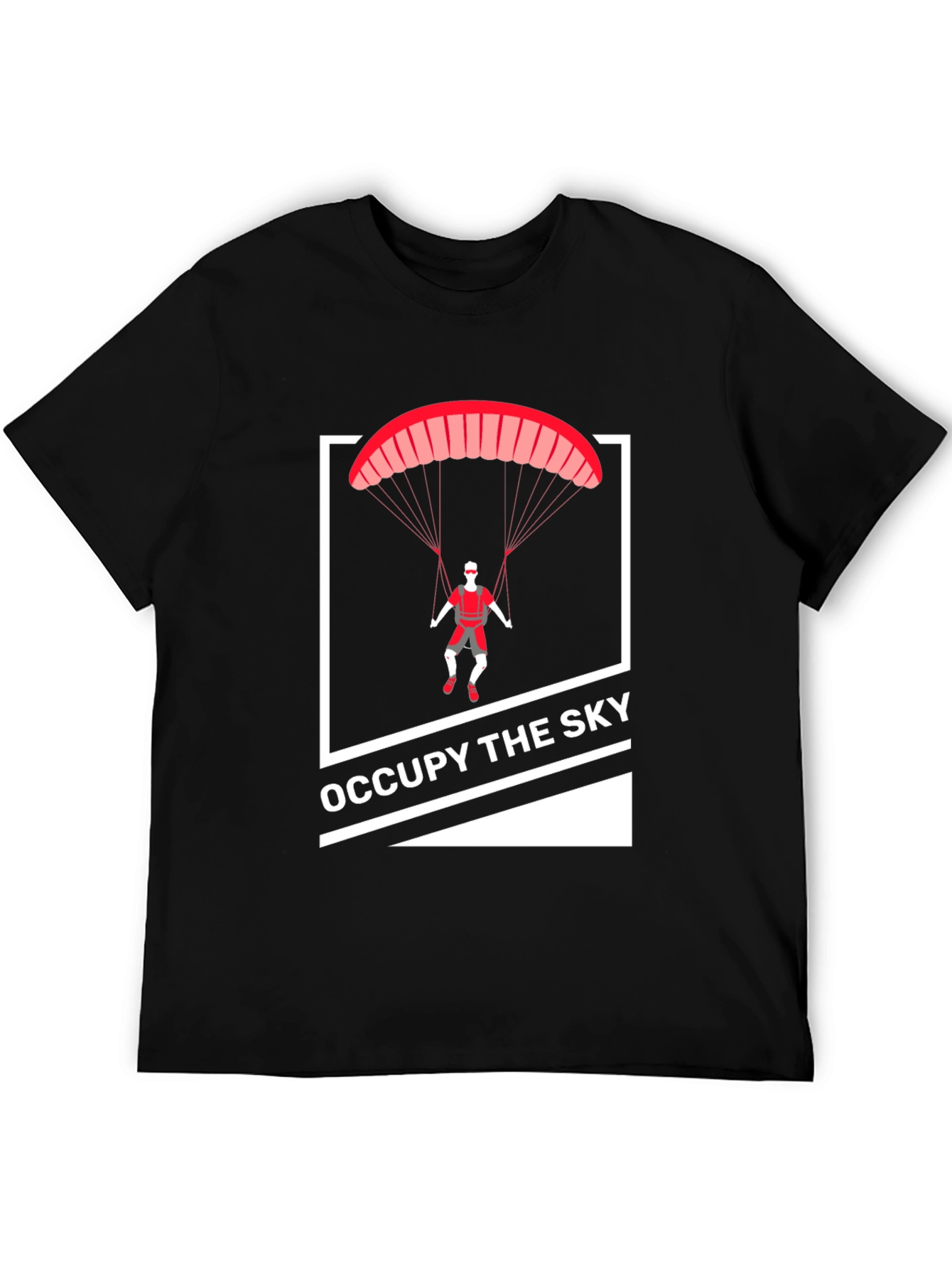 Occupy The Sky Black T-Shirt