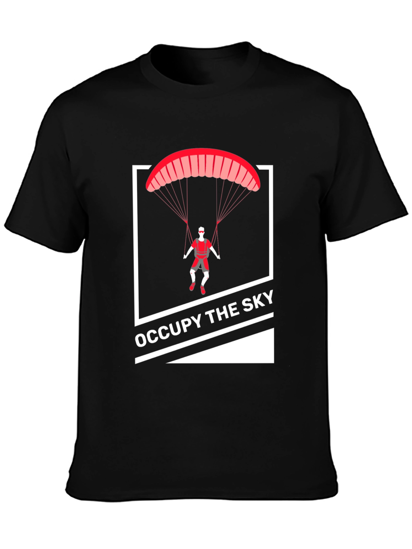 Occupy The Sky Black T-Shirt
