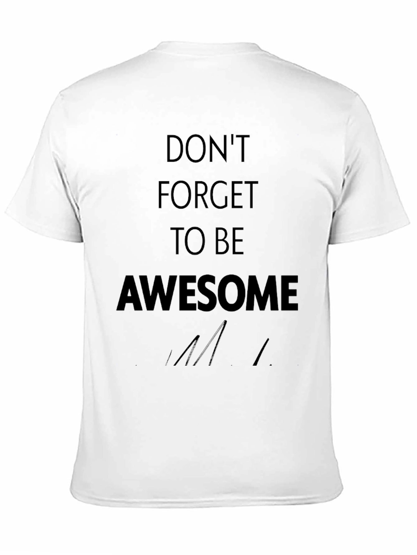 Awesome Reminder Black Tee