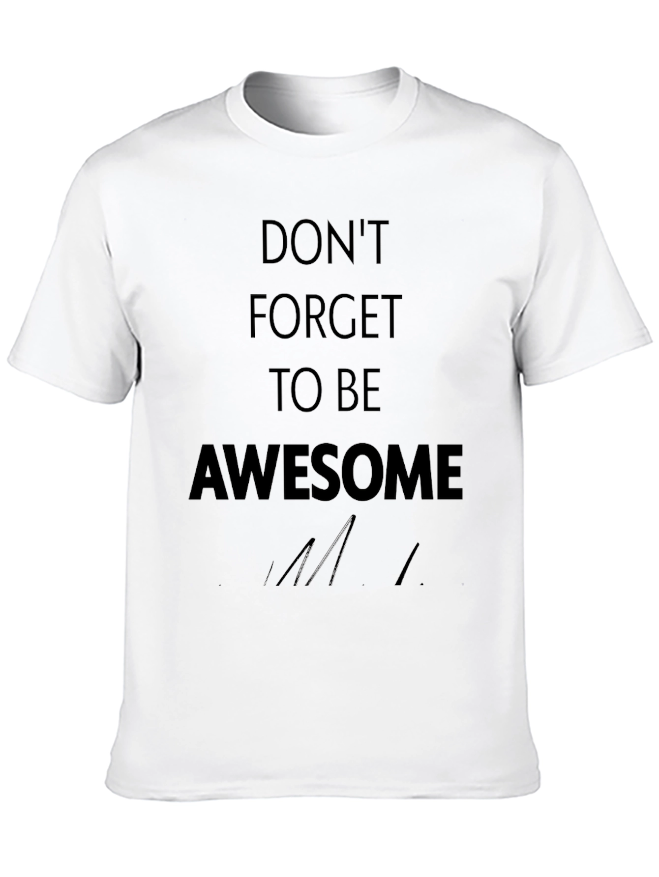 Awesome Reminder Black Tee