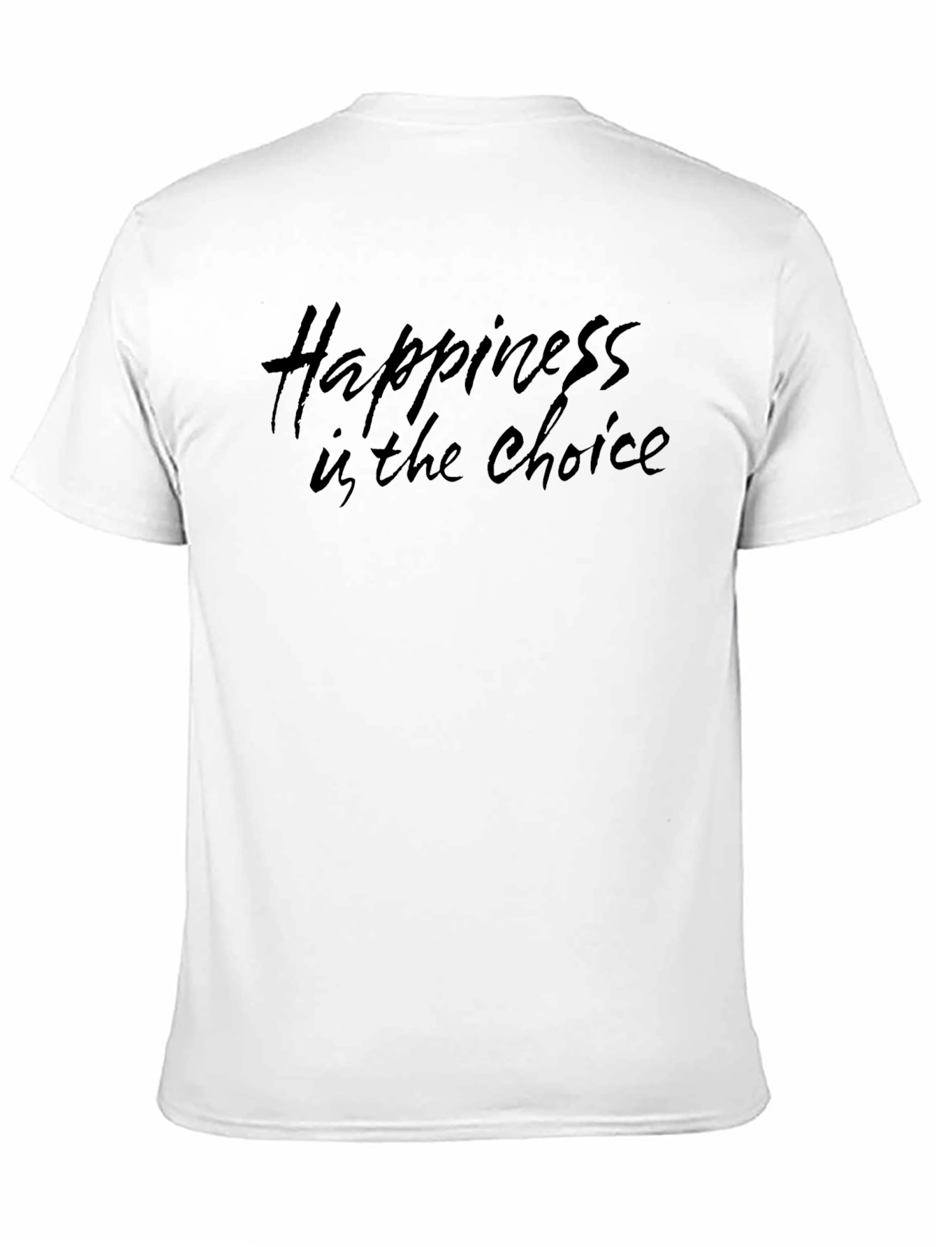 Happiness Choice Black T-Shirt