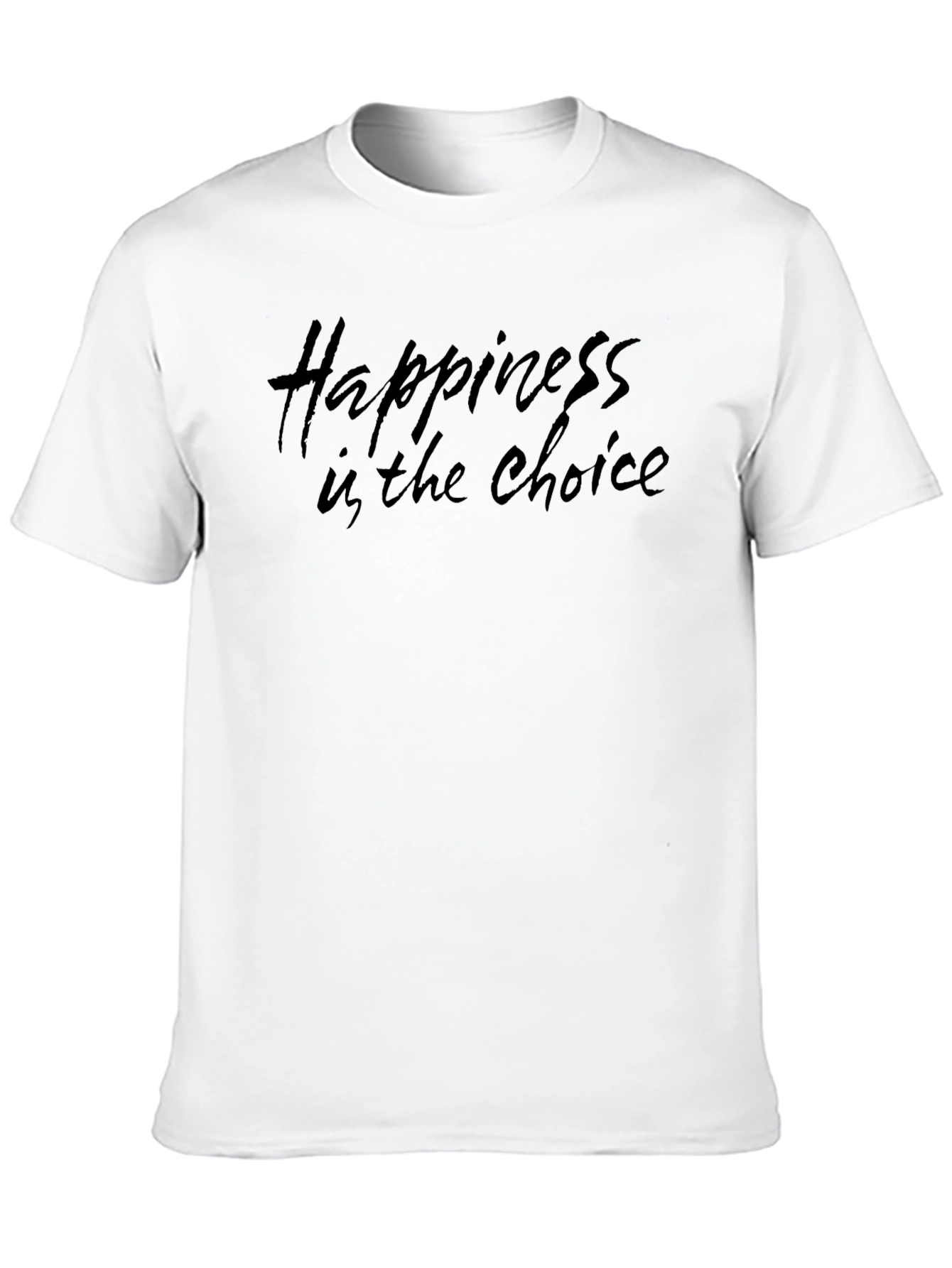 Happiness Choice Black T-Shirt