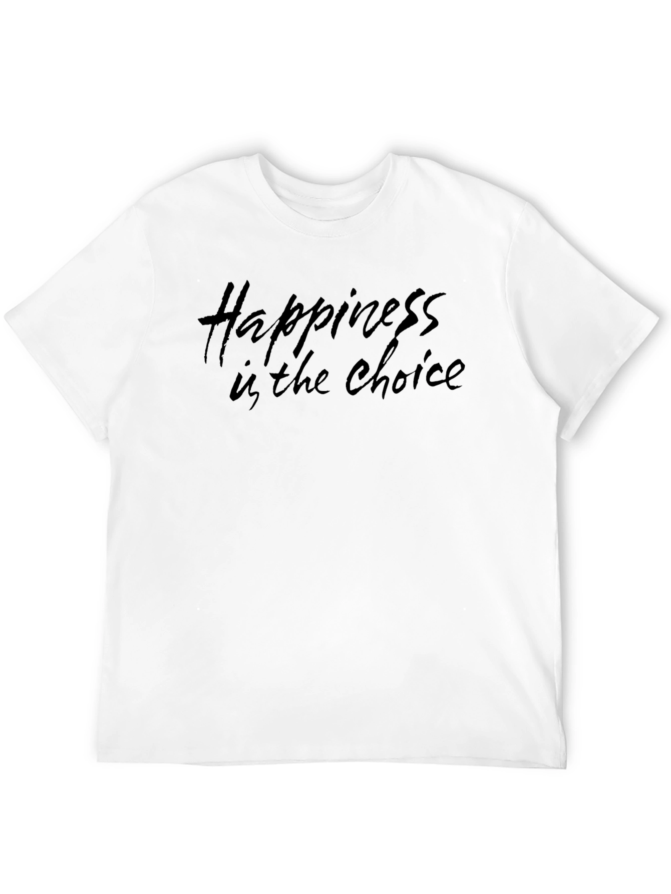 Happiness Choice Black T-Shirt