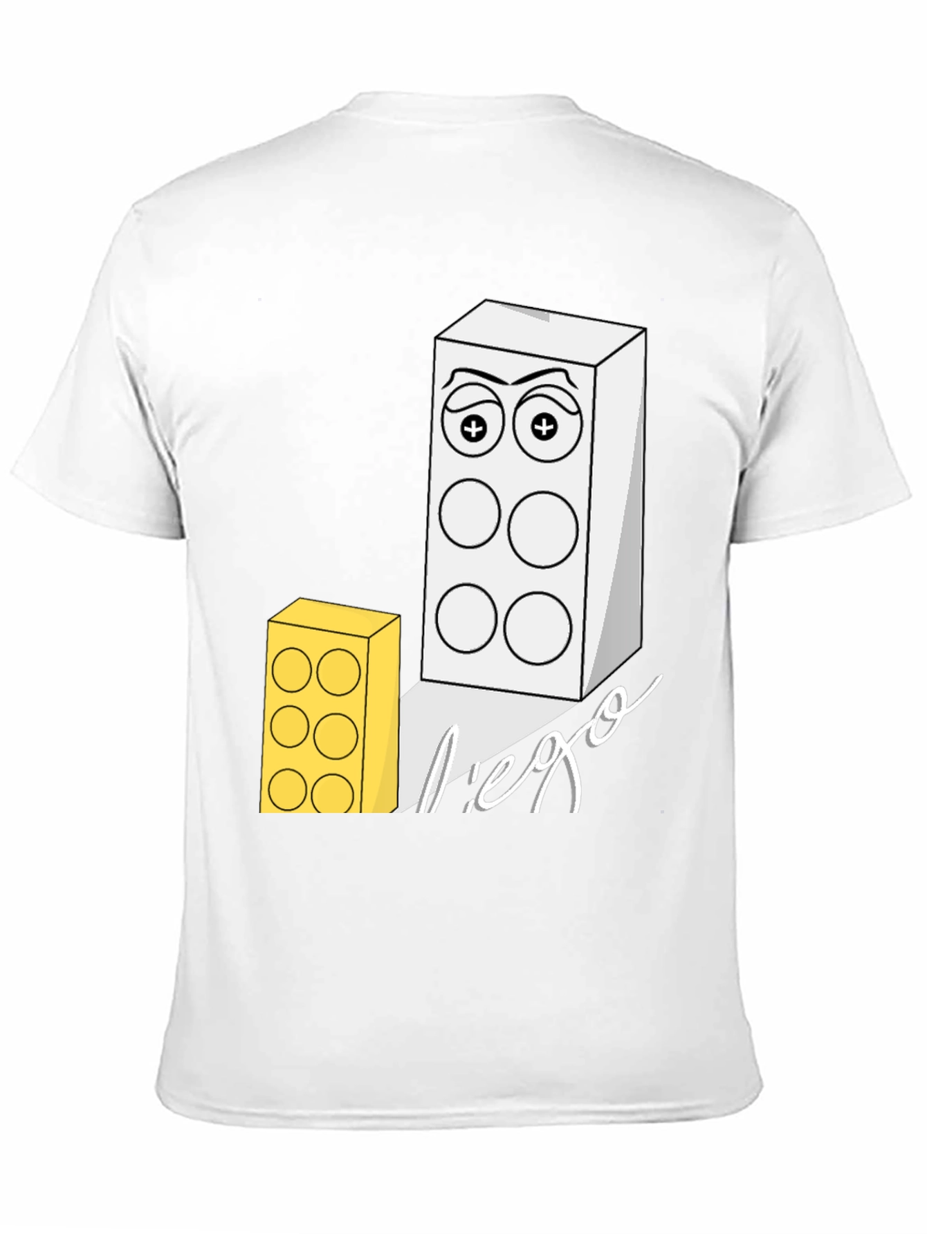Funny Lego Brick T-Shirt - Cool Graphic Tee