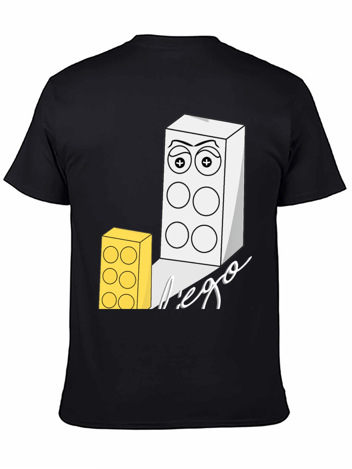 Funny Lego Brick T-Shirt - Cool Graphic Tee