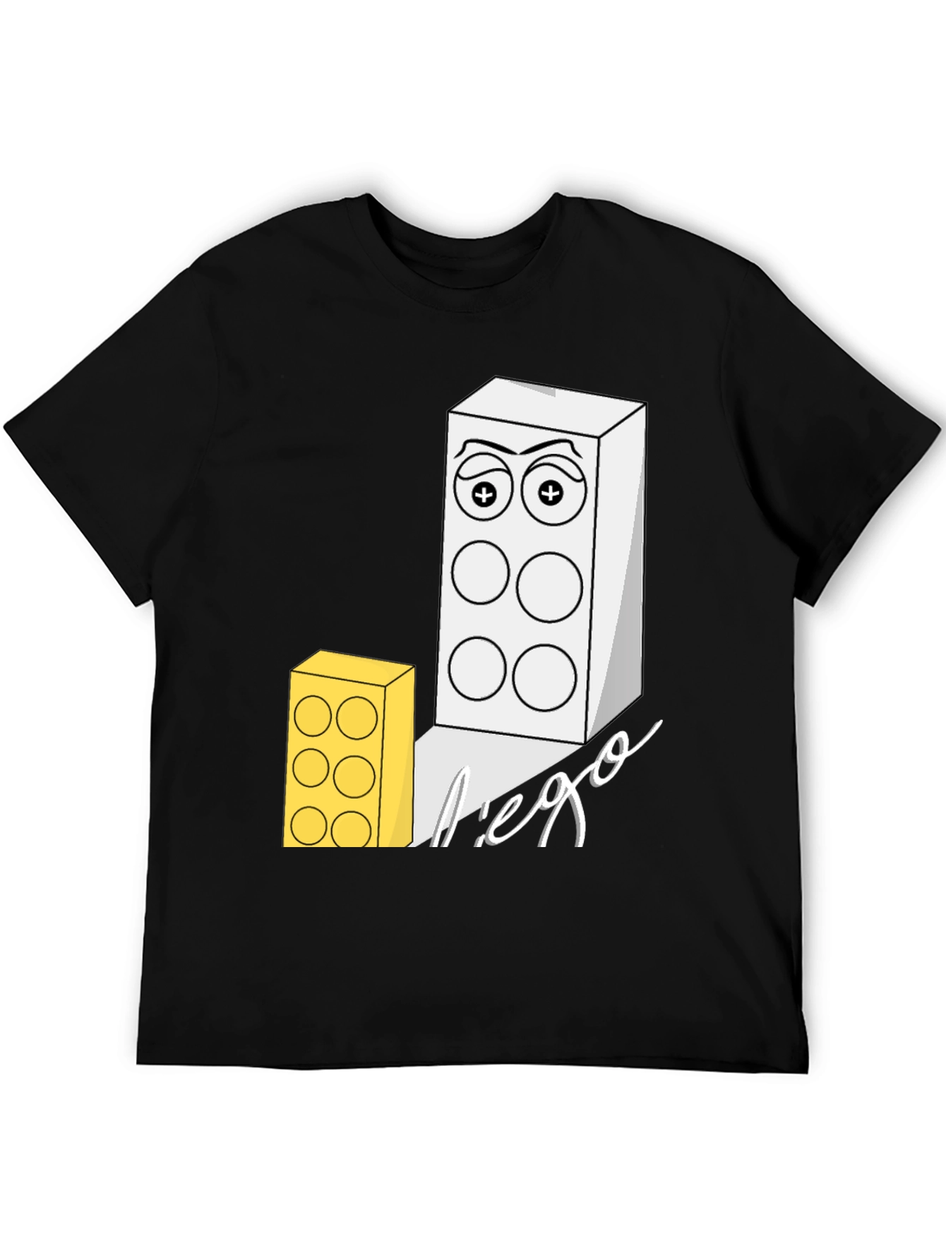 Funny Lego Brick T-Shirt - Cool Graphic Tee