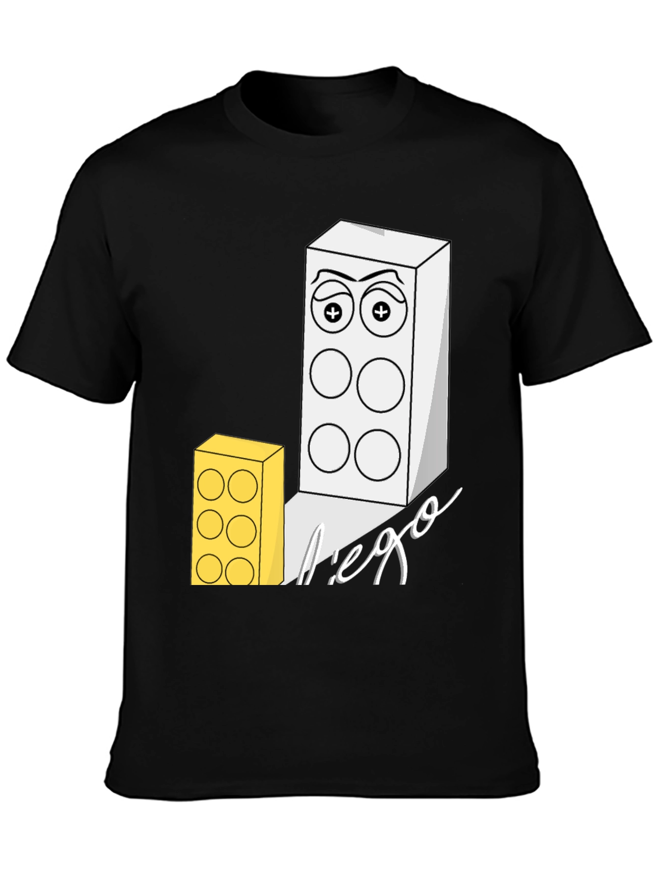 Funny Lego Brick T-Shirt - Cool Graphic Tee
