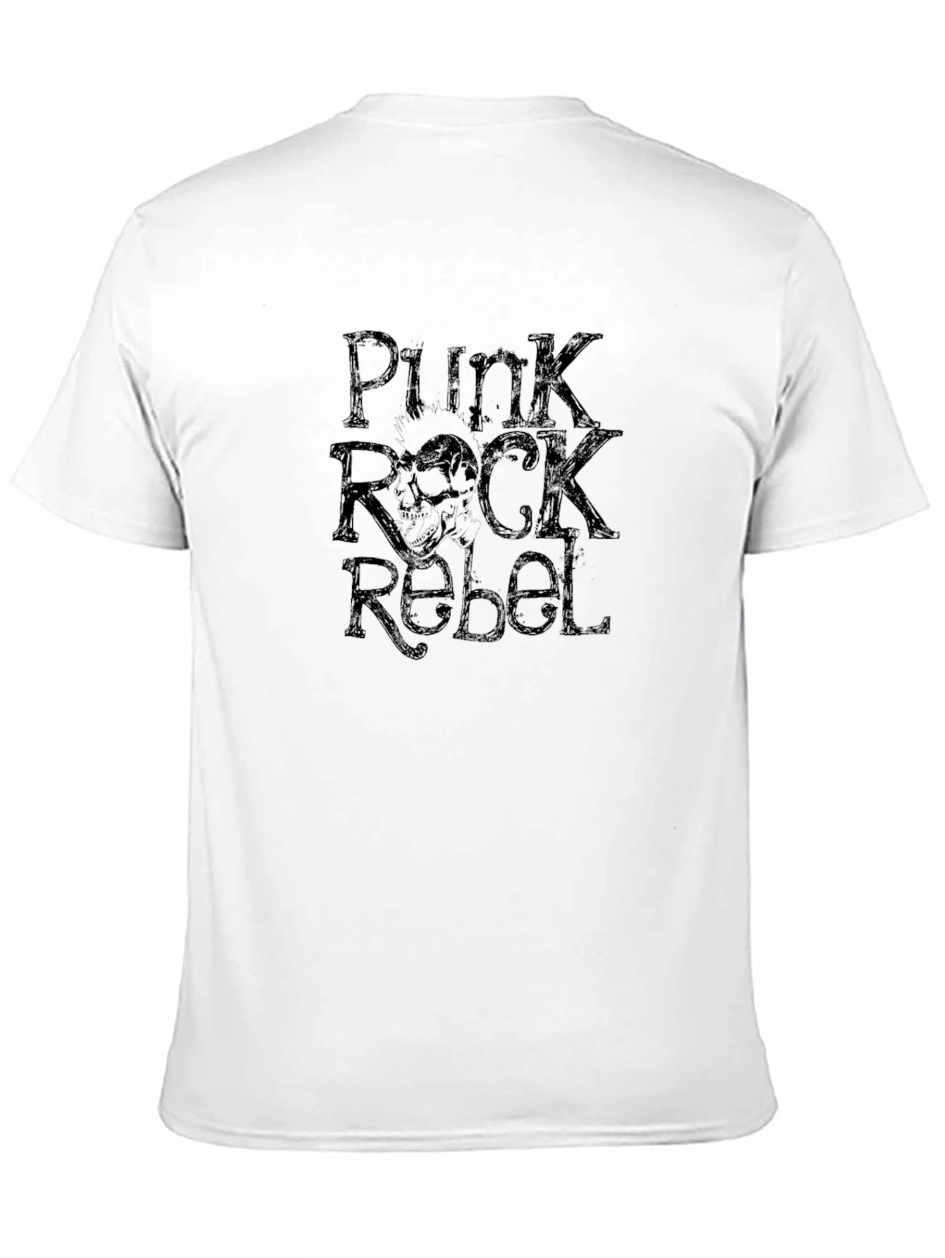 Punk Rock Rebel Graphic T-Shirt - Edgy Style