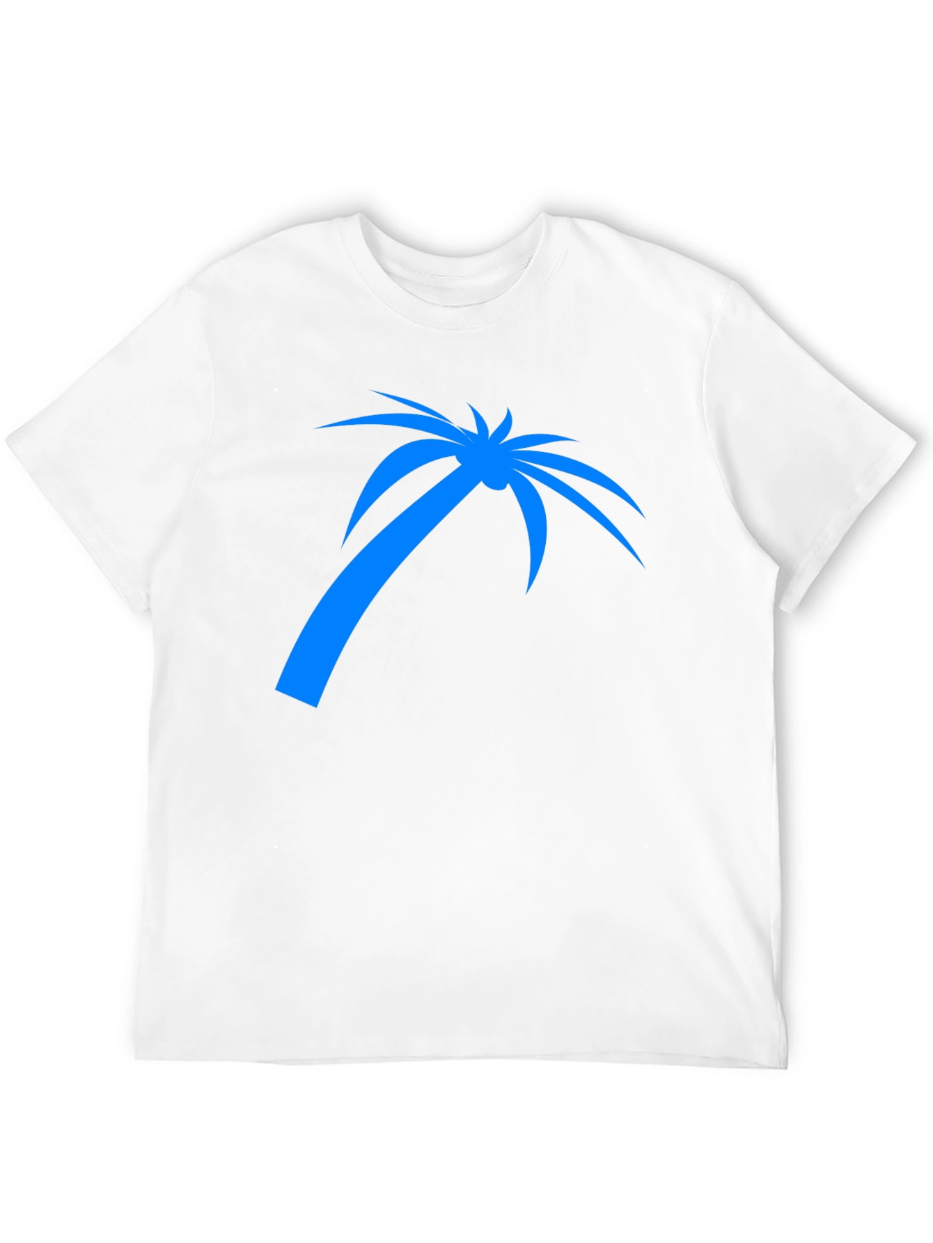 Mens Black Palm Tree Graphic T-Shirt