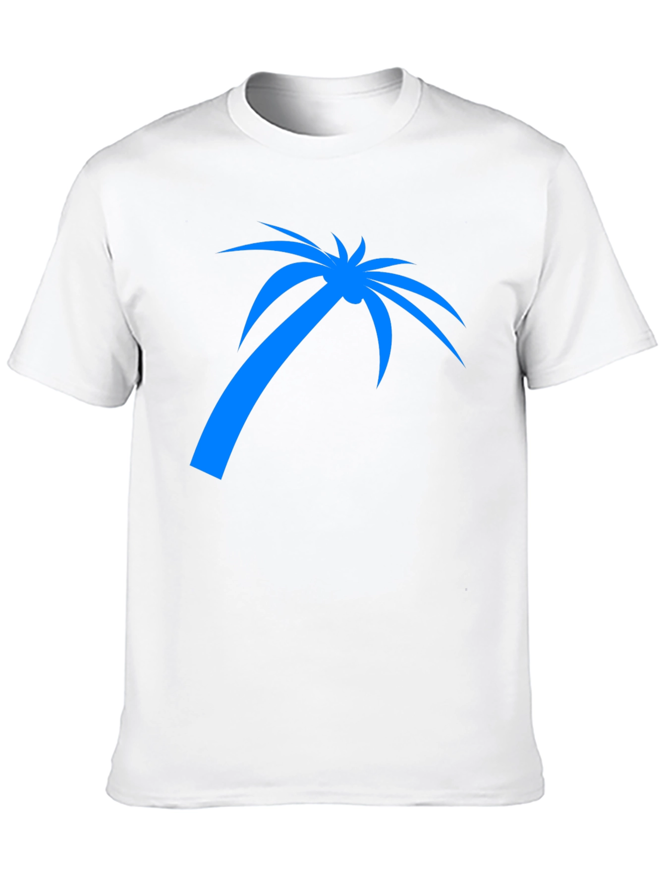 Mens Black Palm Tree Graphic T-Shirt