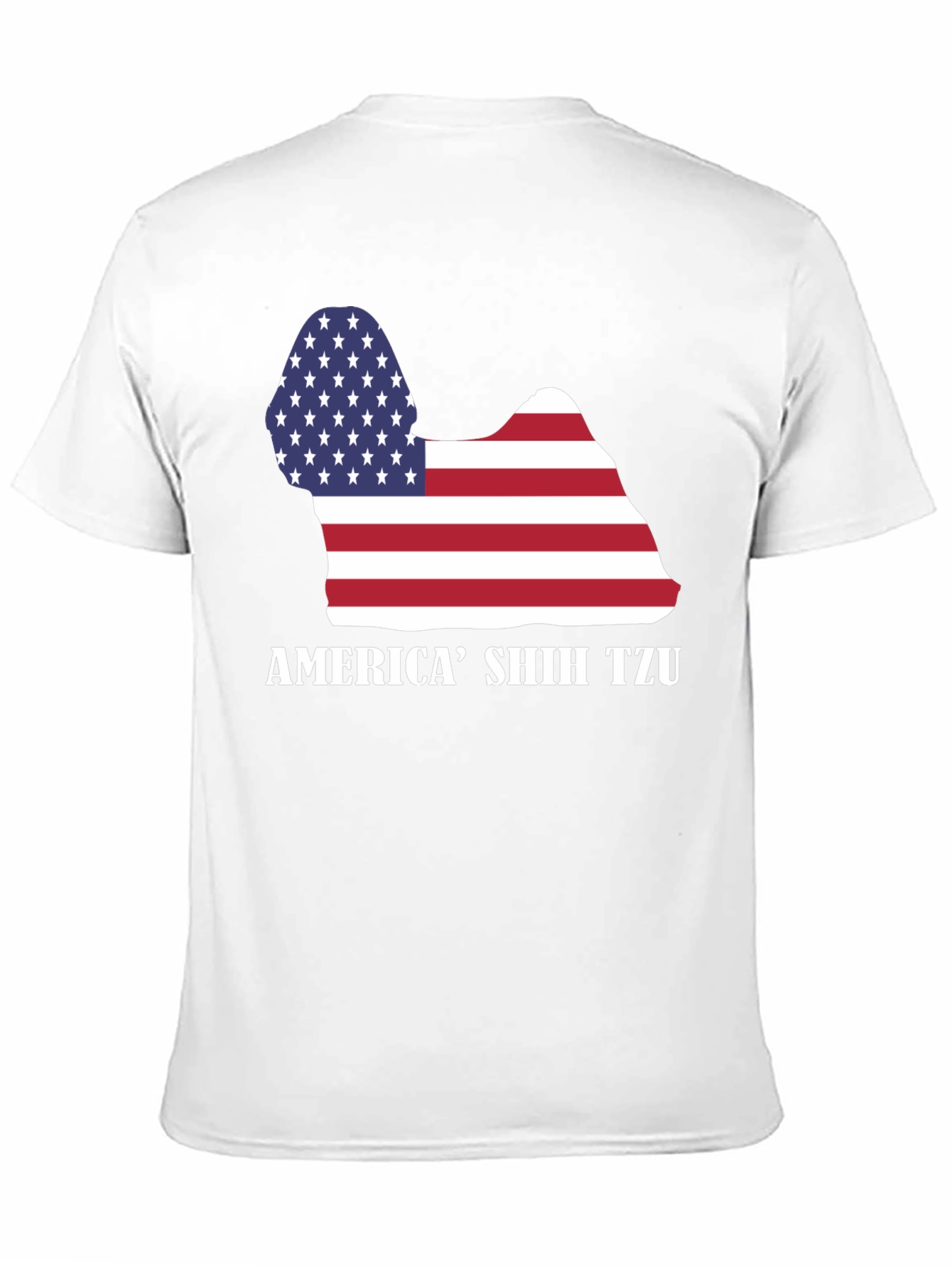 America Shih Tzu Graphic T-Shirt